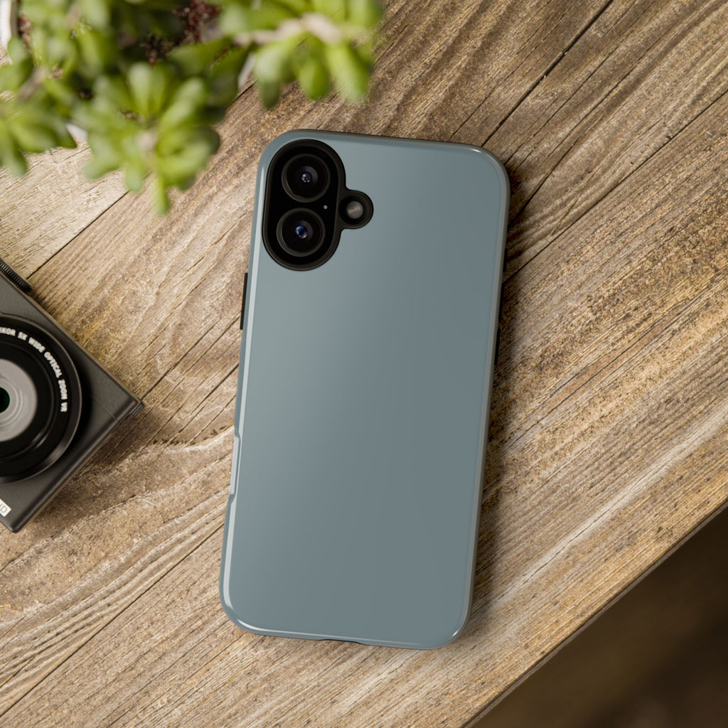 Tough iPhone Case - Blue/Grey Color