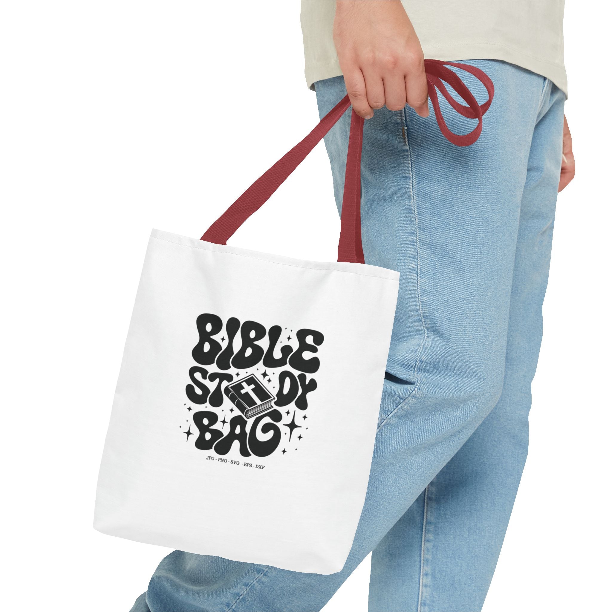 Bible Study Tote Bag – Faith-Inspired Scripture Carryall