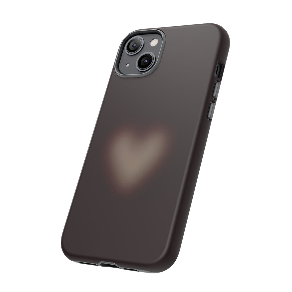 Tough Cases — Blurred Heart Protective iPhone Case