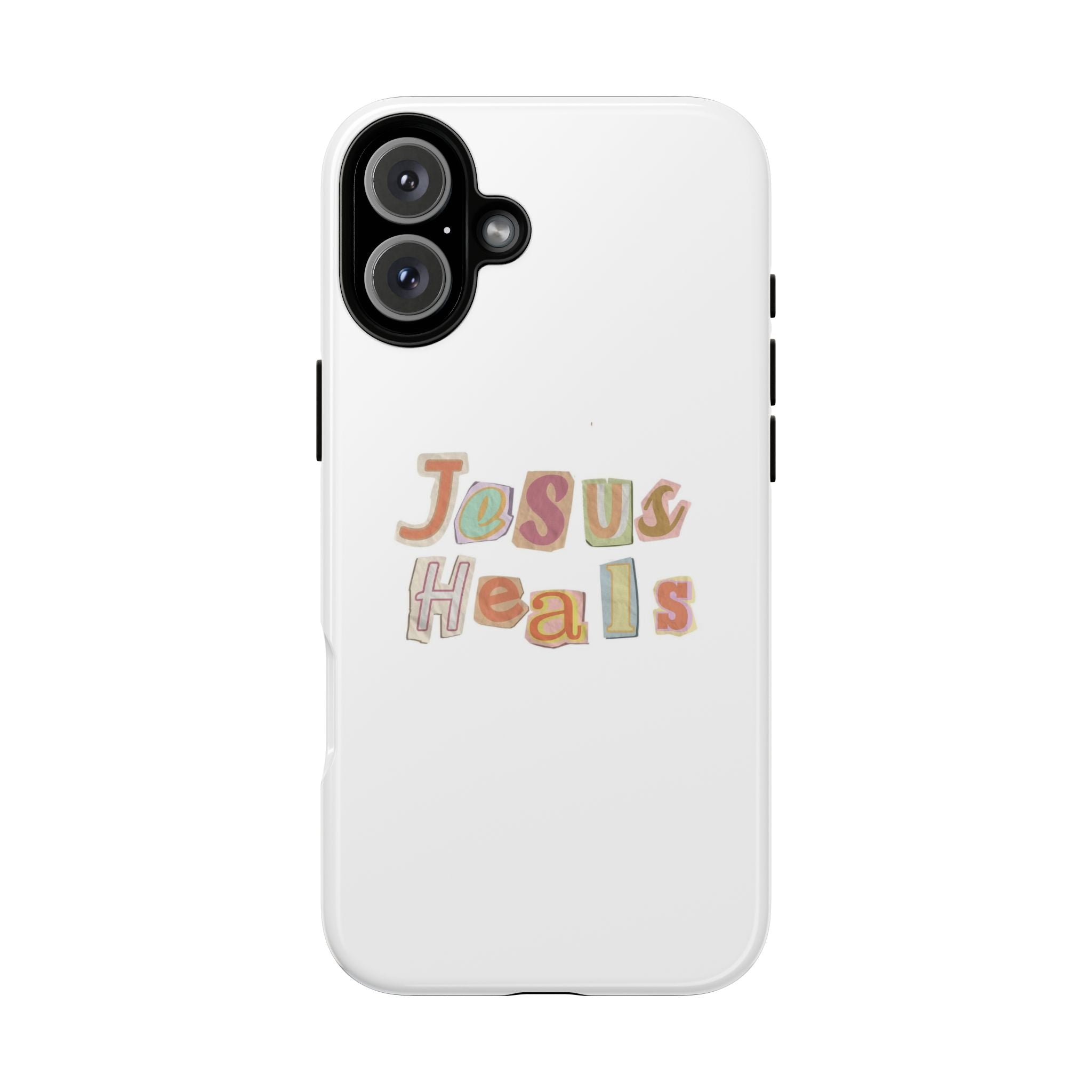 Jesus Heals Phone Case — Christian Faith Inspirational Tough Case