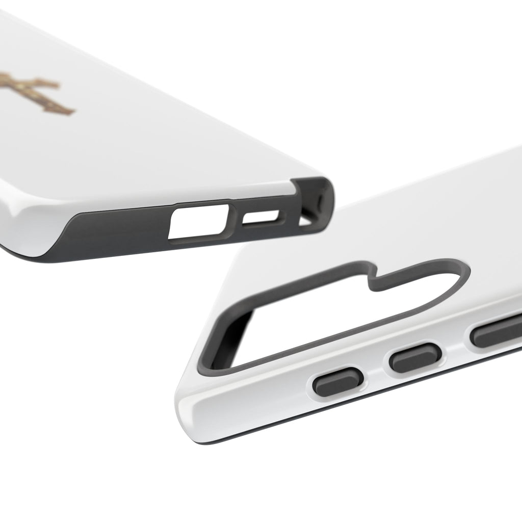 Gold Cross Tough Phone Case | Protective Cover