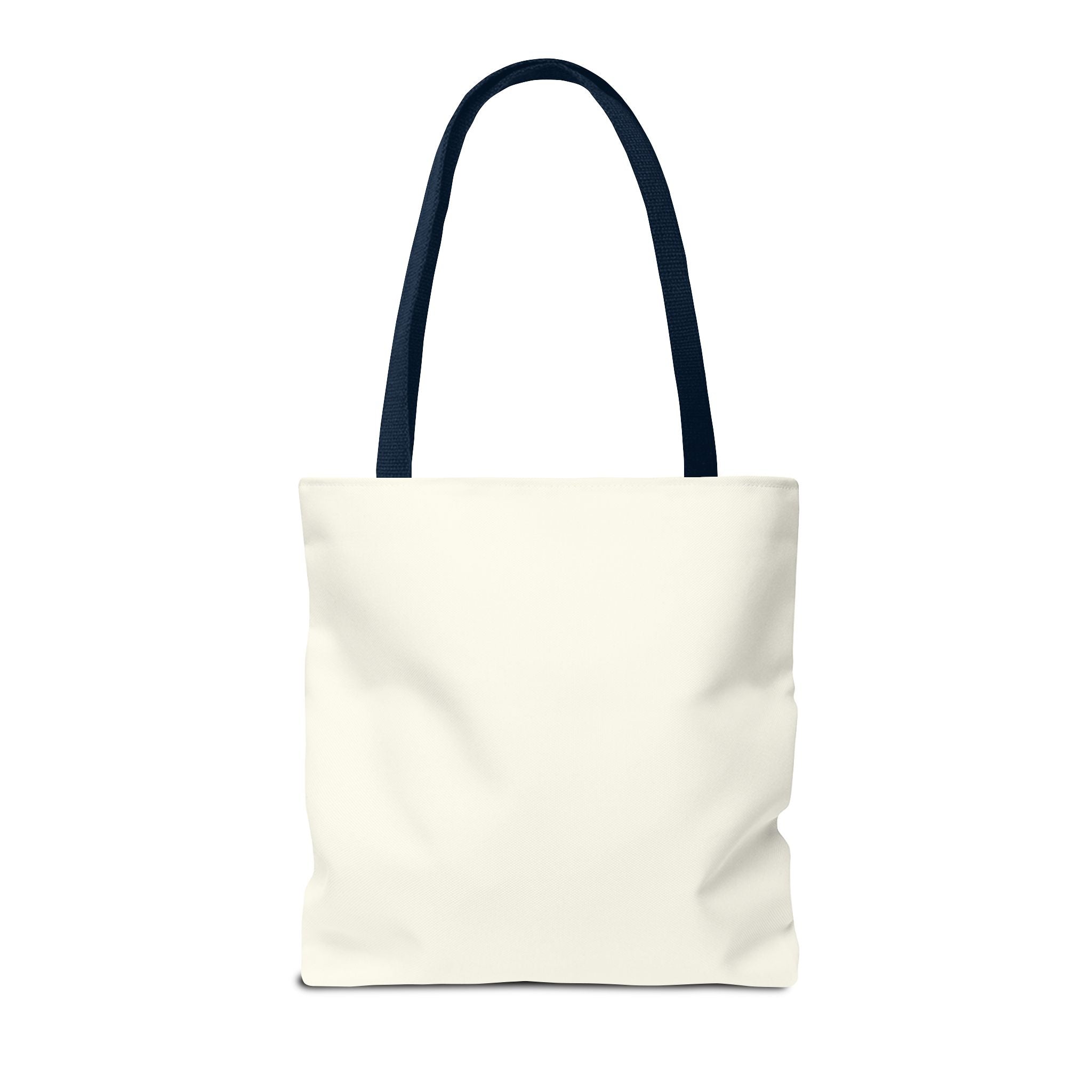 Heaven Music Tote Bag - Retro Blue Graphic All-Over Print