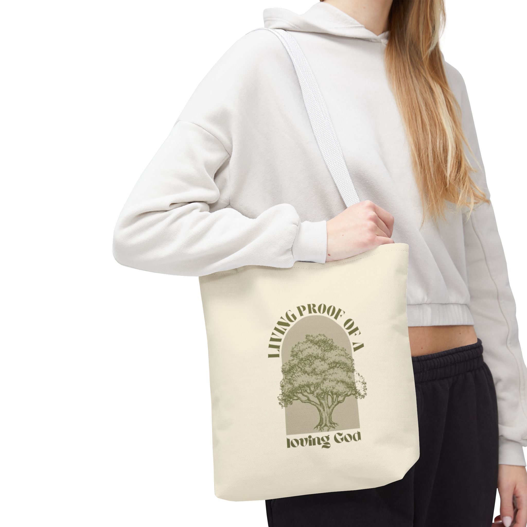 Living Proof Of A Loving God Tote Bag