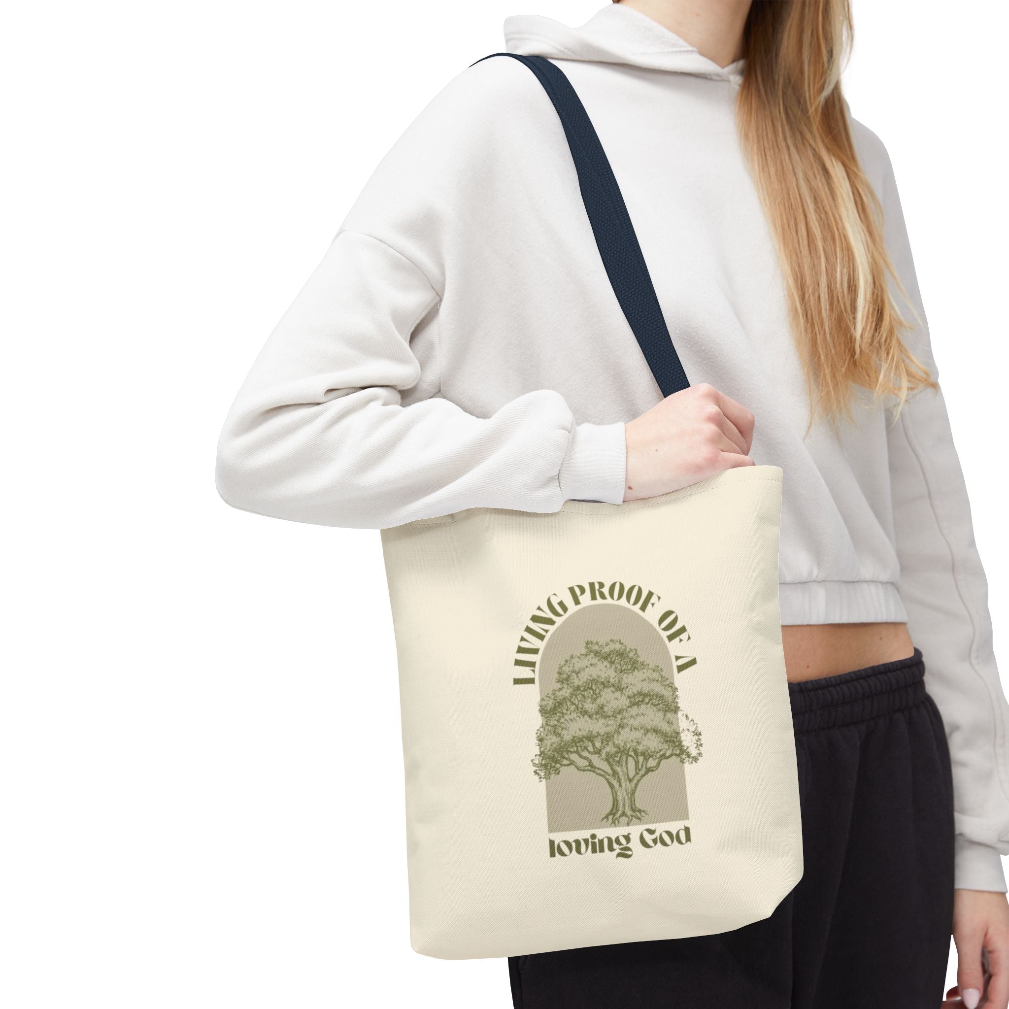Living Proof Of A Loving God Tote Bag