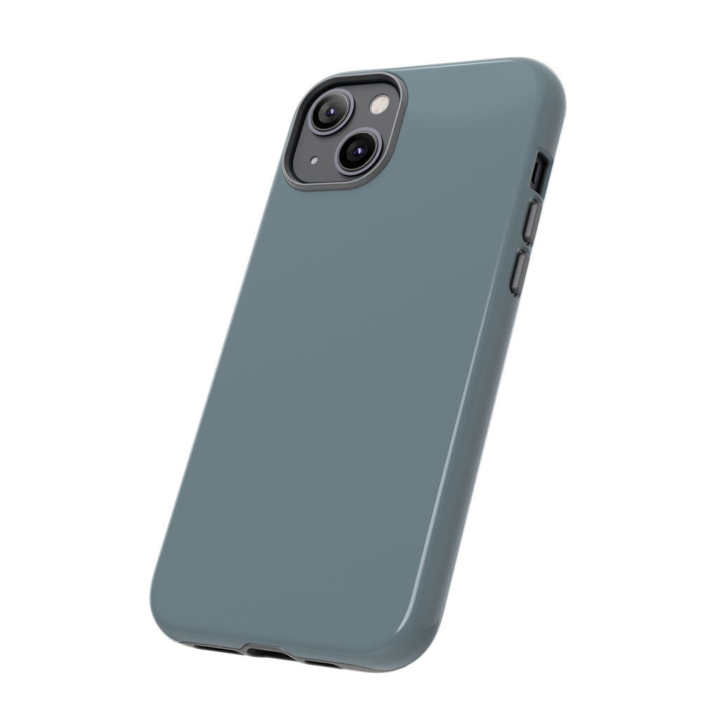 Tough iPhone Case - Blue/Grey Color