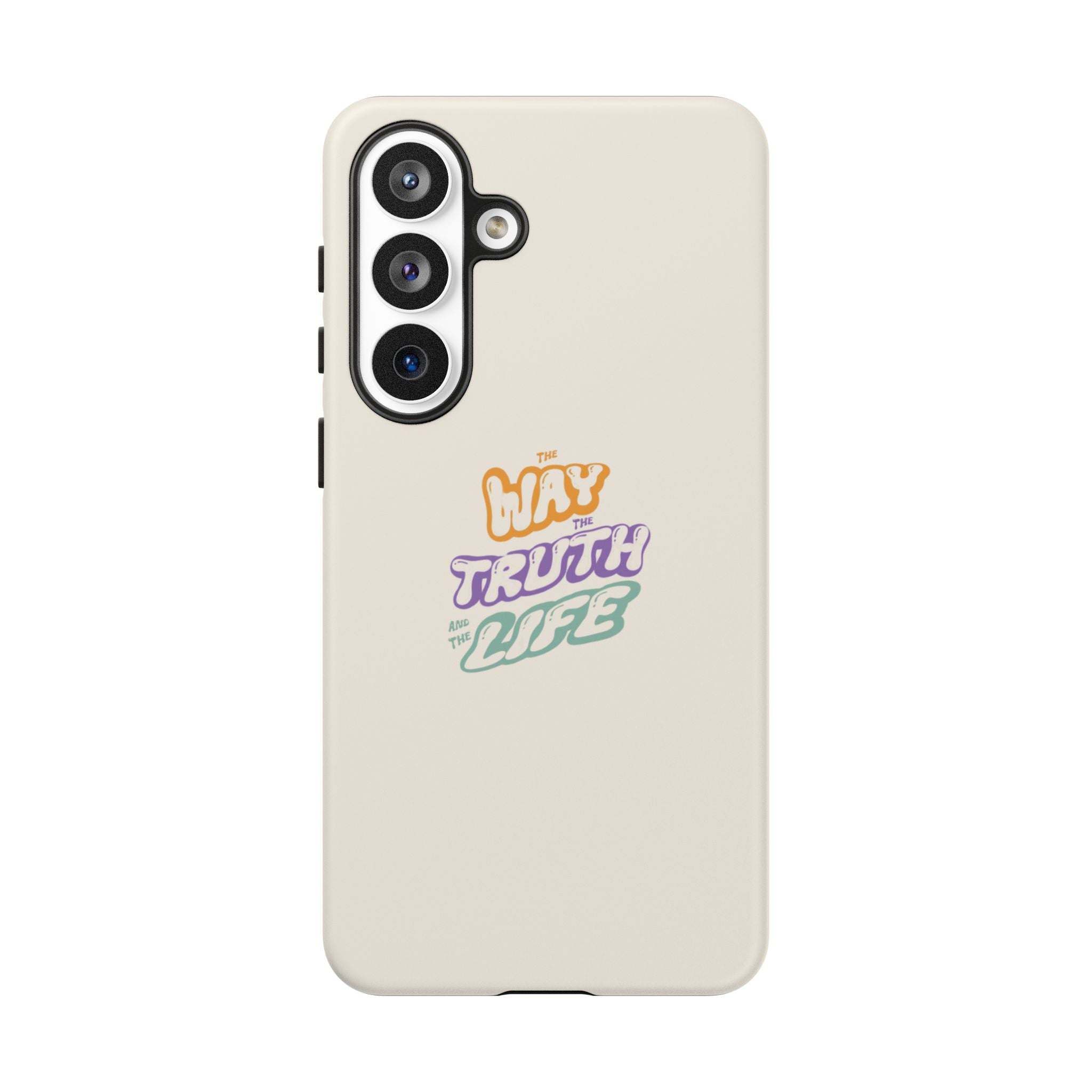 'Way,Truth,Life' Pastel Graphic Protective Tough Case