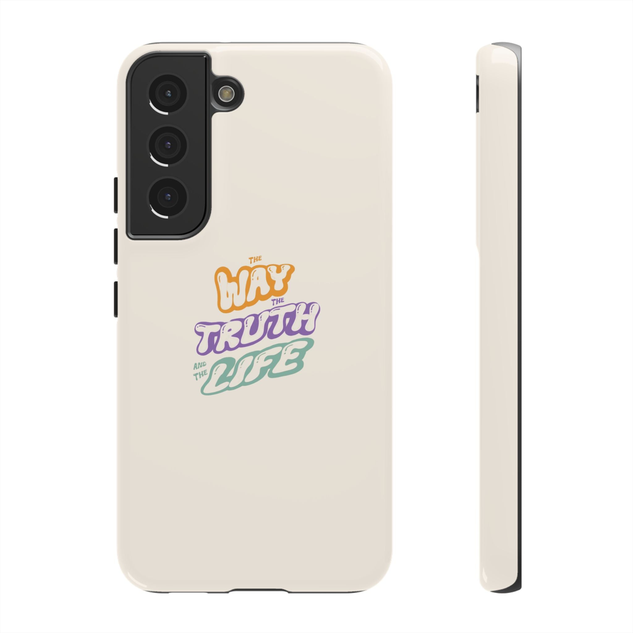 'Way,Truth,Life' Pastel Graphic Protective Tough Case