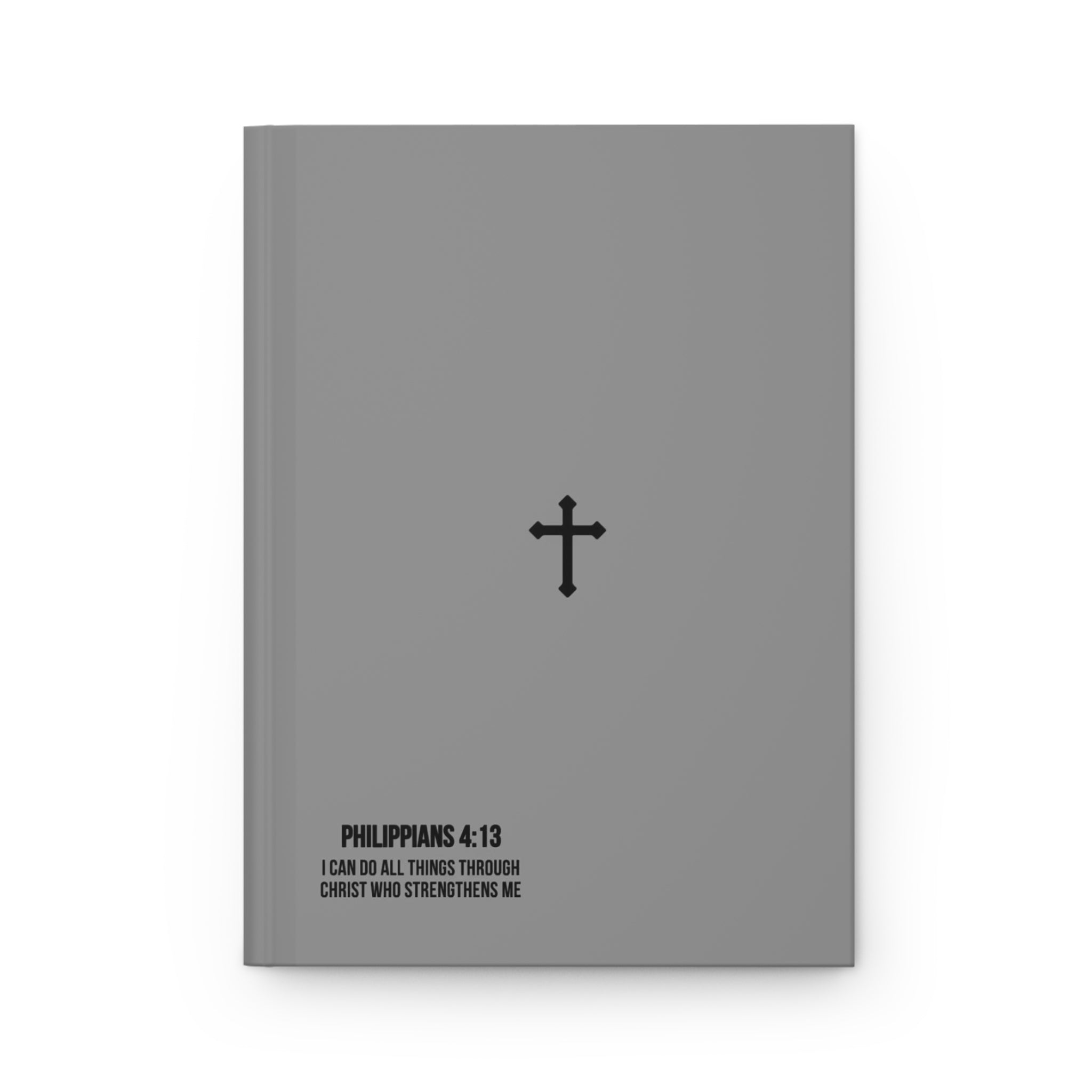 Philippians 4:13 Hardcover Journal — Cross Inspirational