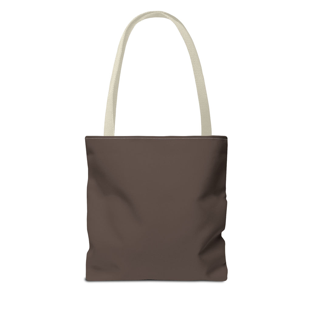 Surrounded by His Goodness Tote Bag — Faith Floral Scripture Shopper