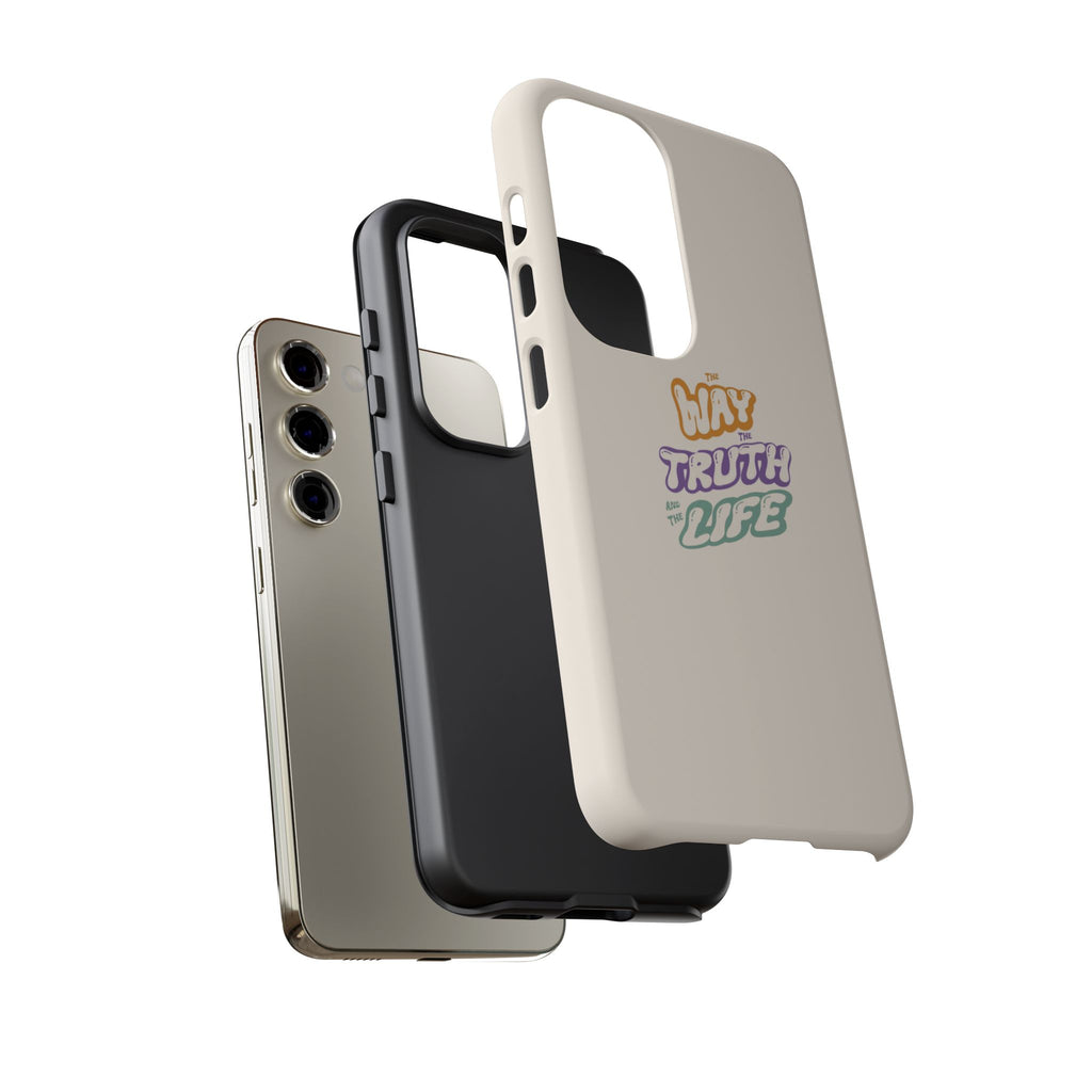 'Way,Truth,Life' Pastel Graphic Protective Tough Case