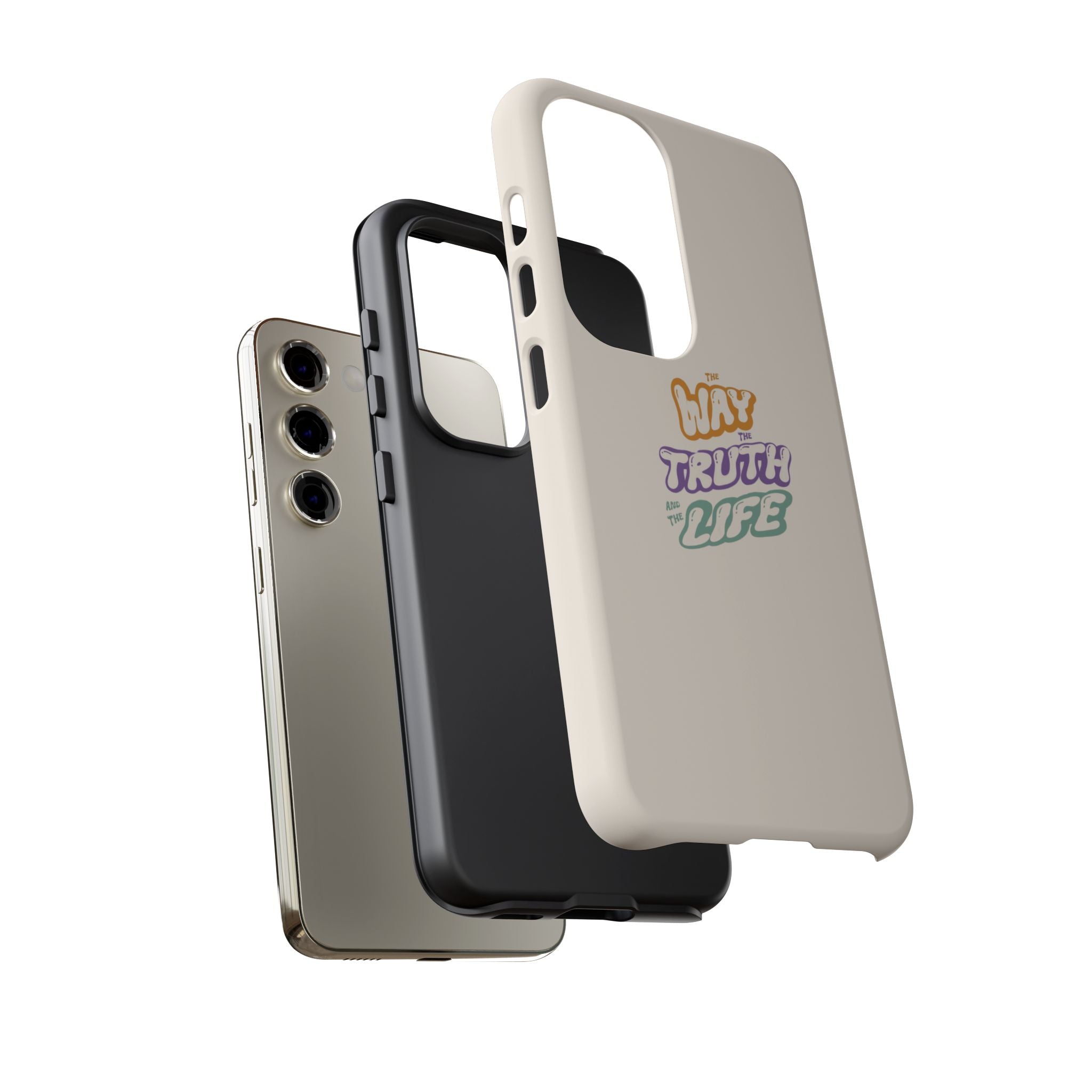 'Way,Truth,Life' Pastel Graphic Protective Tough Case