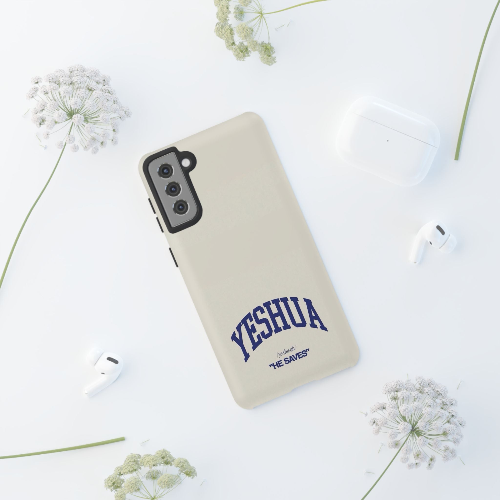 Yeshua 'He Saves' Tough Phone Case