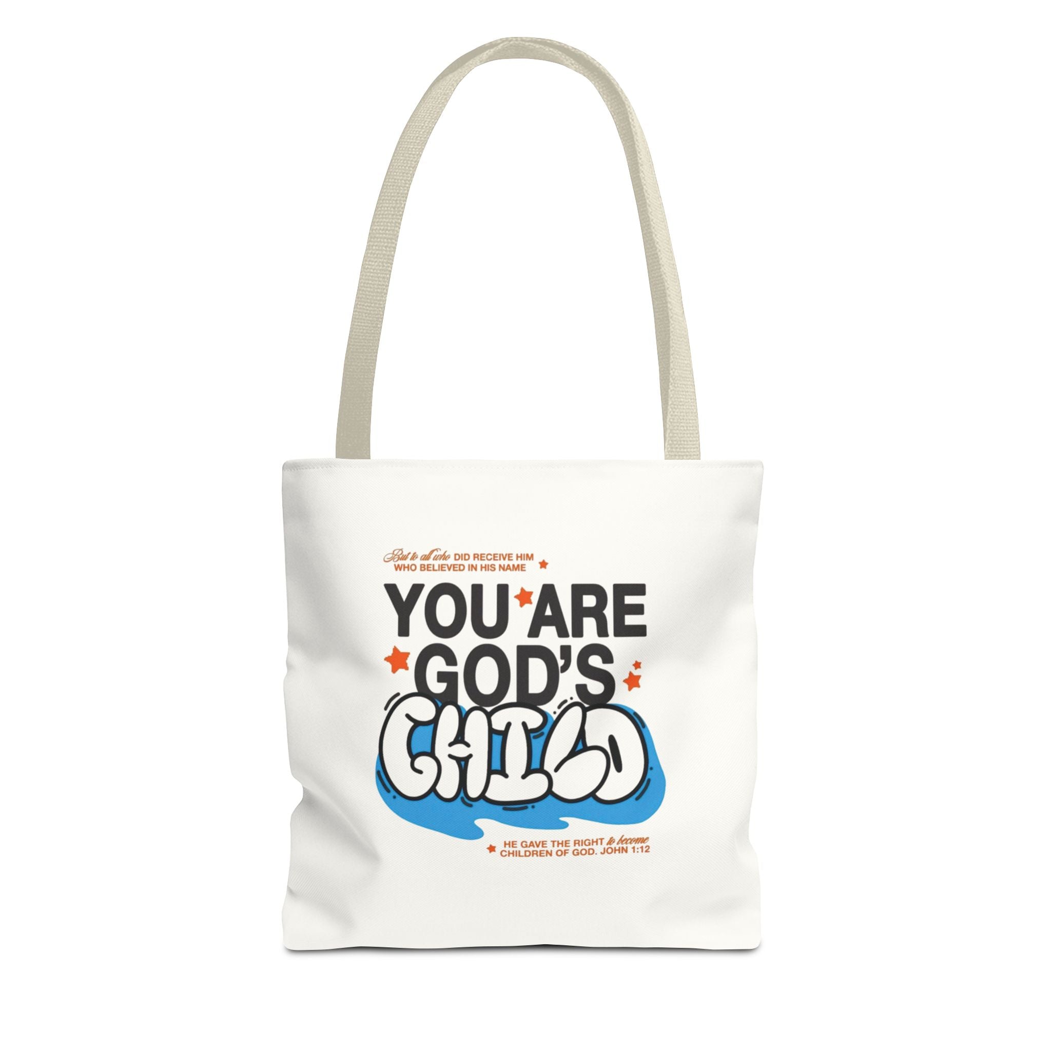 Inspirational "You Are God's Child" Tote Bag