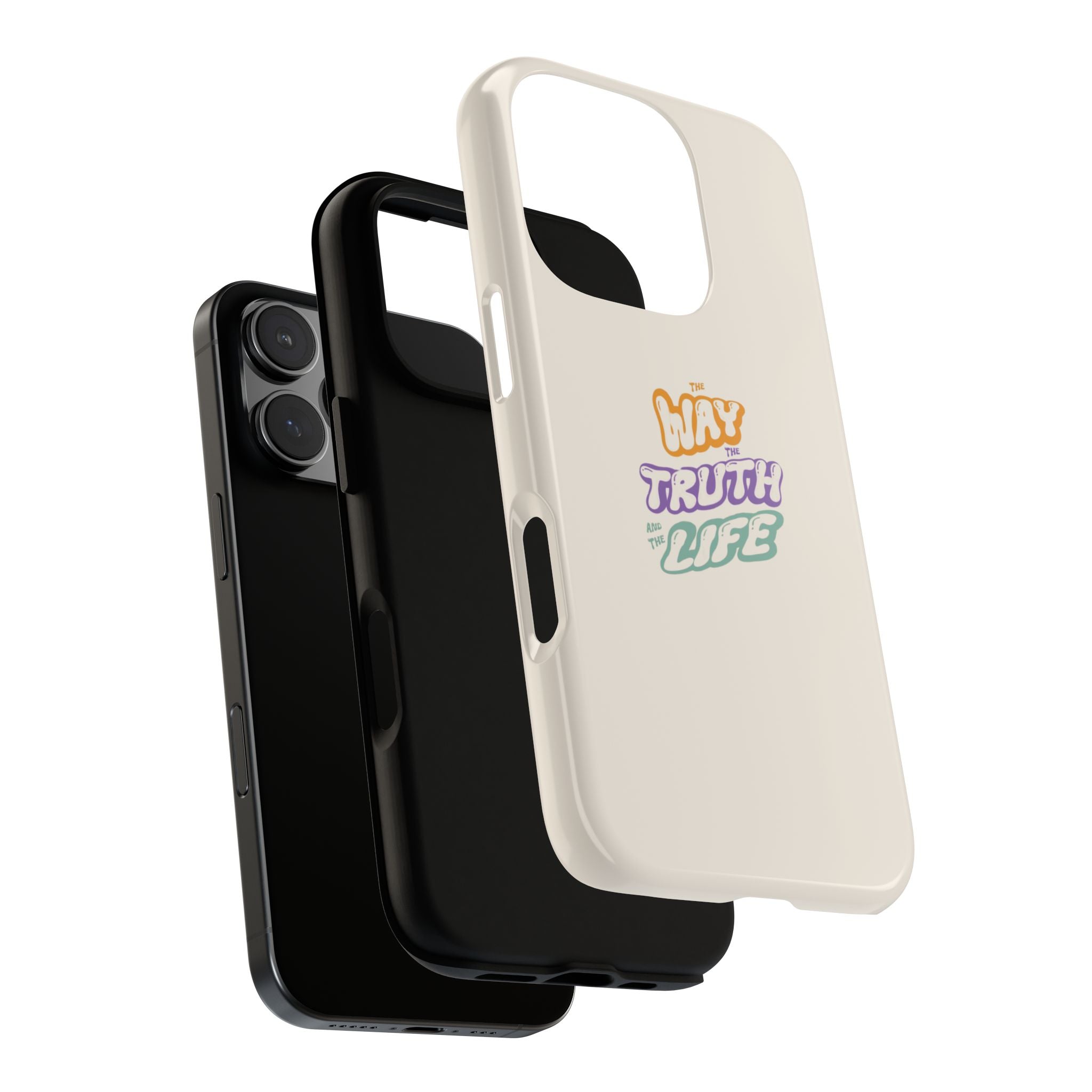 'Way,Truth,Life' Pastel Graphic Protective Tough Case