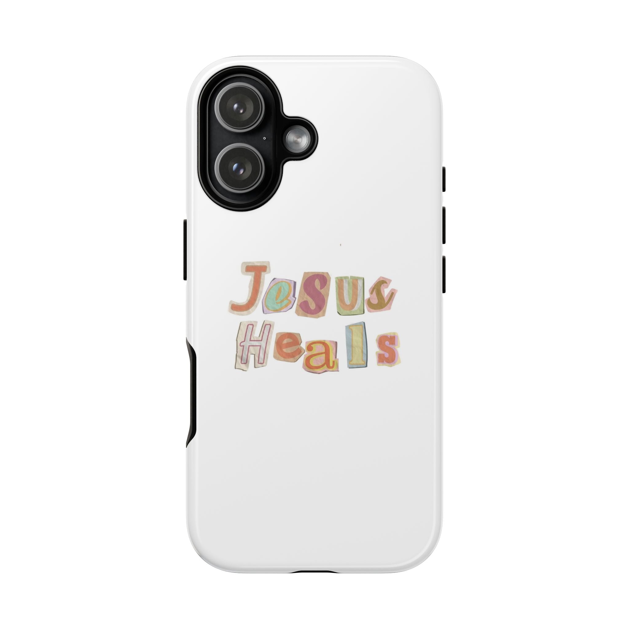 Jesus Heals Phone Case — Christian Faith Inspirational Tough Case