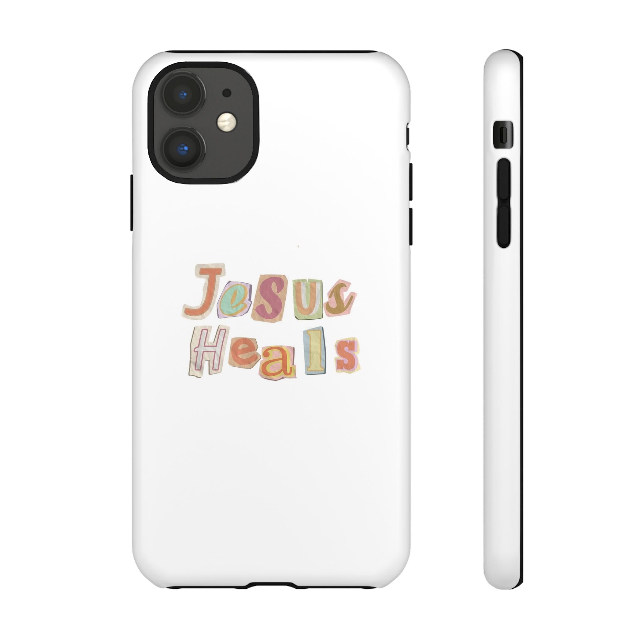 Jesus Heals Phone Case — Christian Faith Inspirational Tough Case