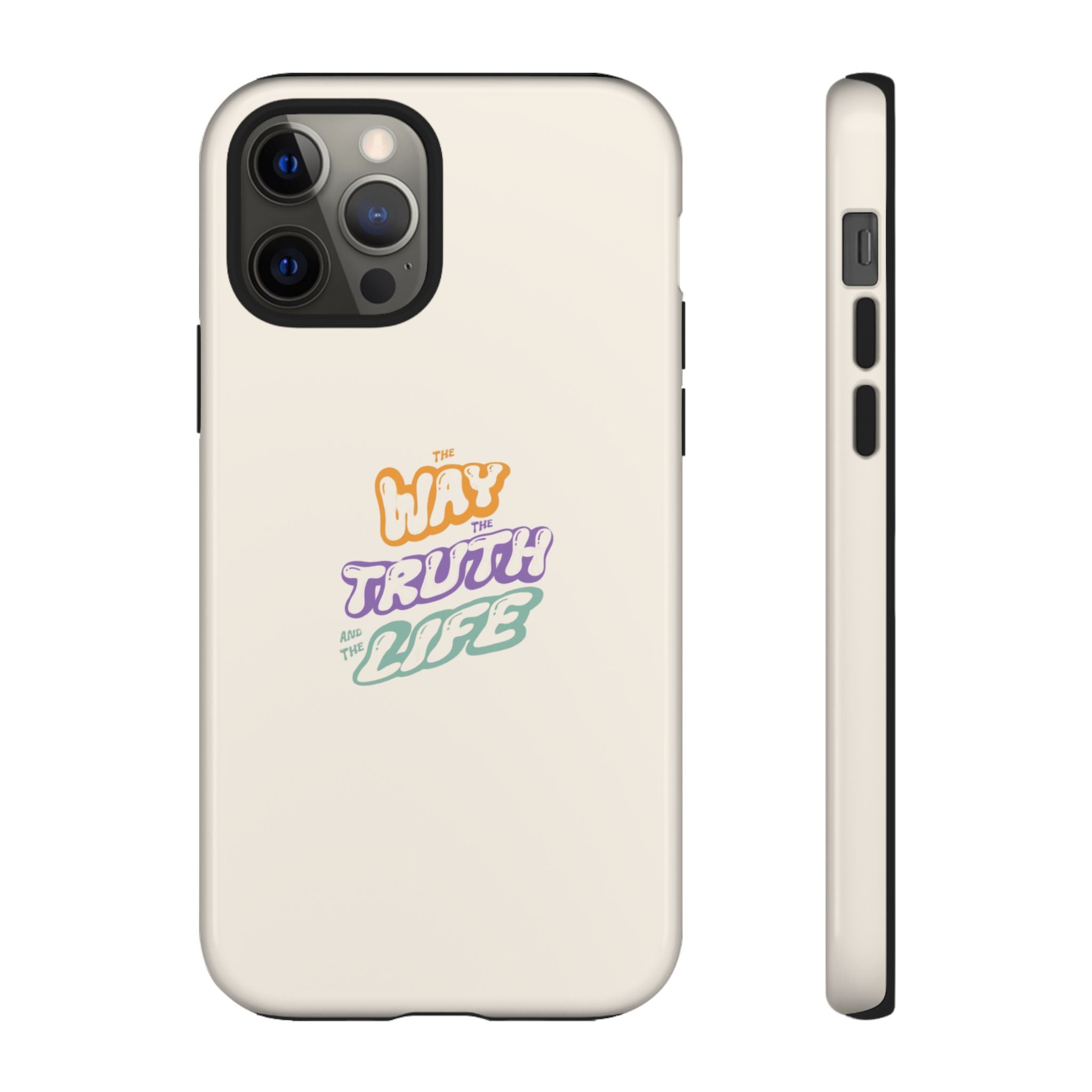 'Way,Truth,Life' Pastel Graphic Protective Tough Case