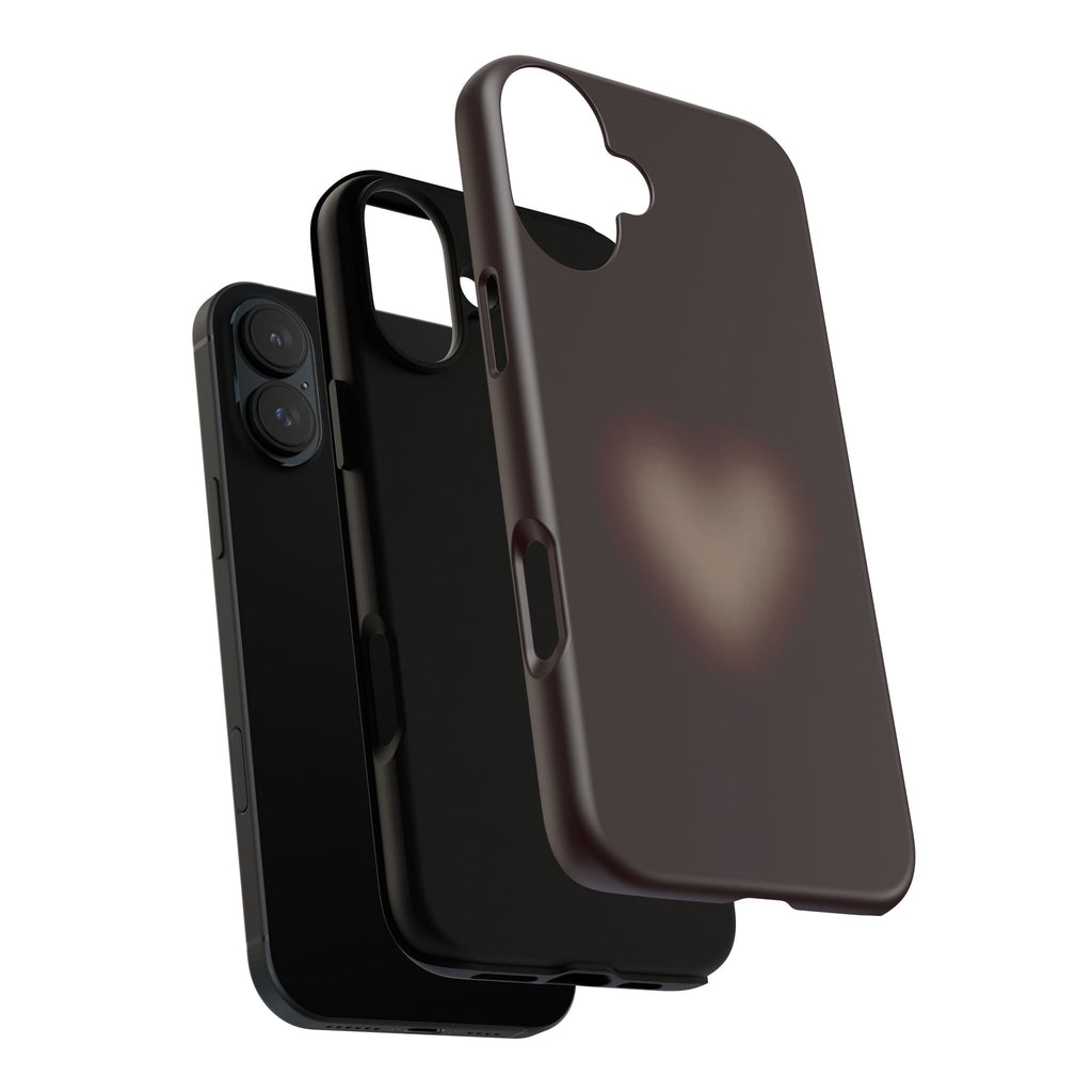Tough Cases — Blurred Heart Protective iPhone Case