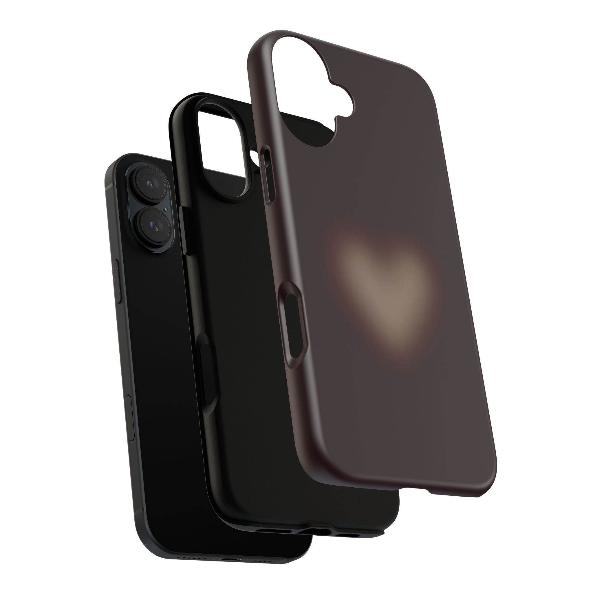 Tough Cases — Blurred Heart Protective iPhone Case