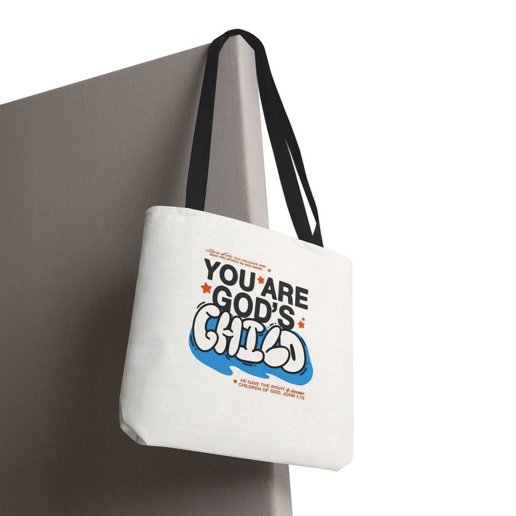 Inspirational "You Are God's Child" Tote Bag