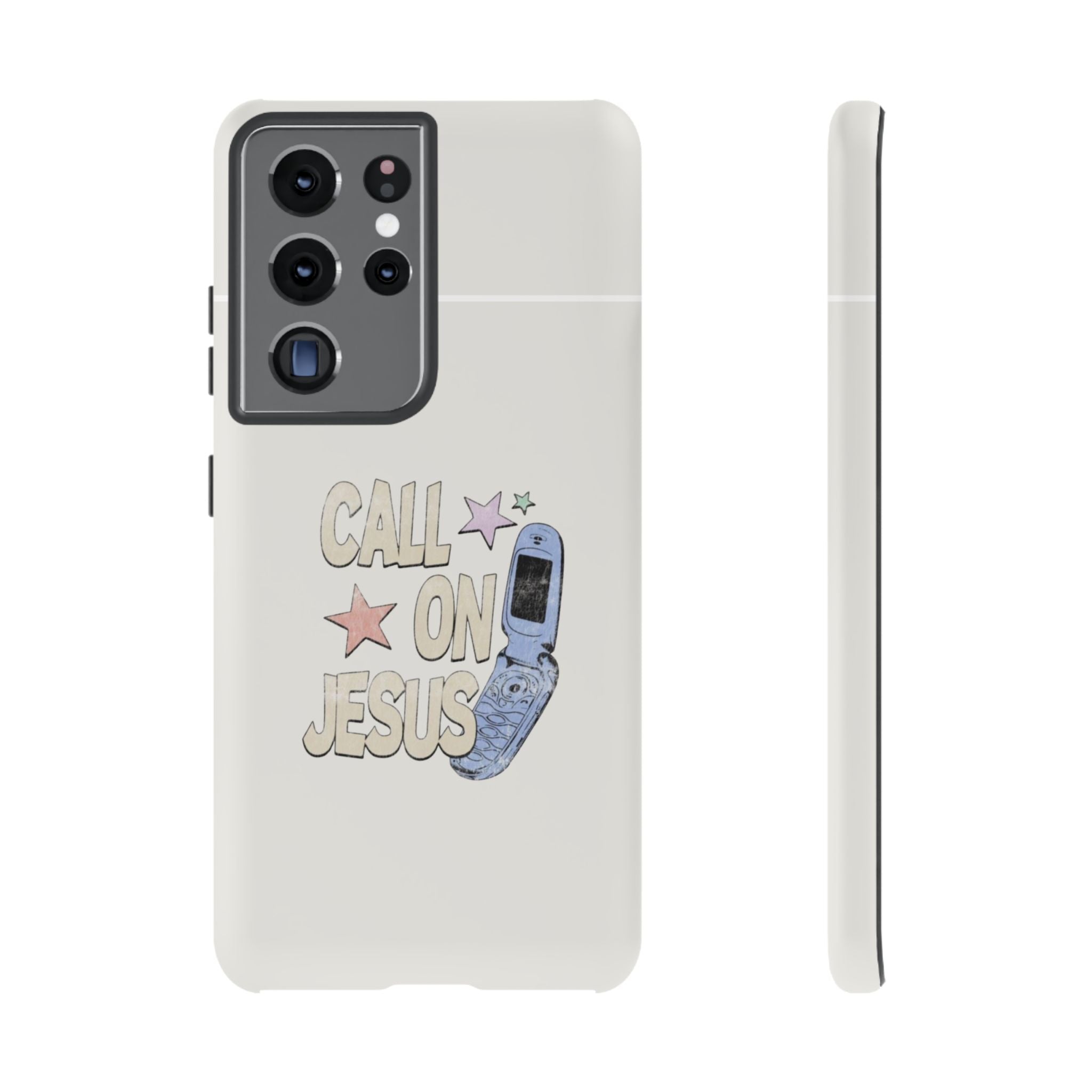 Call On Jesus Phone Case — Faith-Inspired Tough Phone Cover