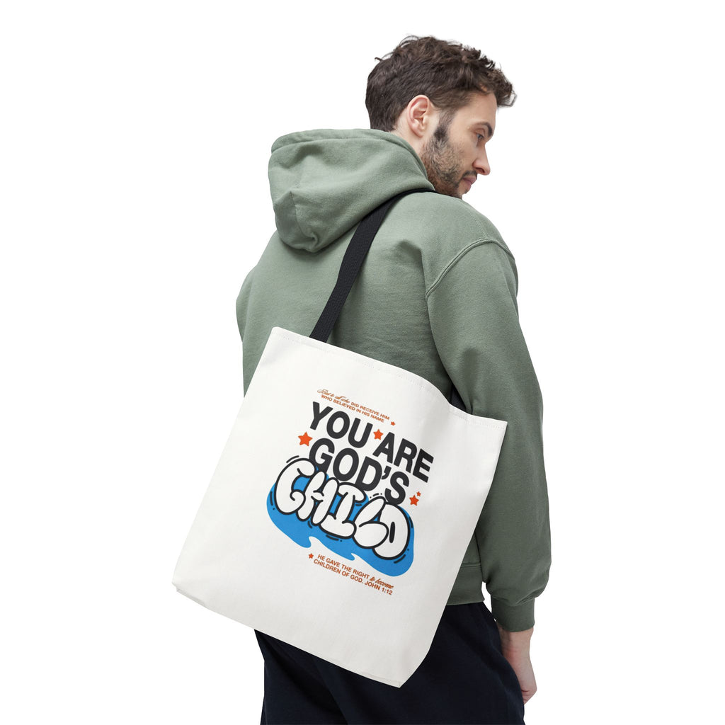 Inspirational "You Are God's Child" Tote Bag
