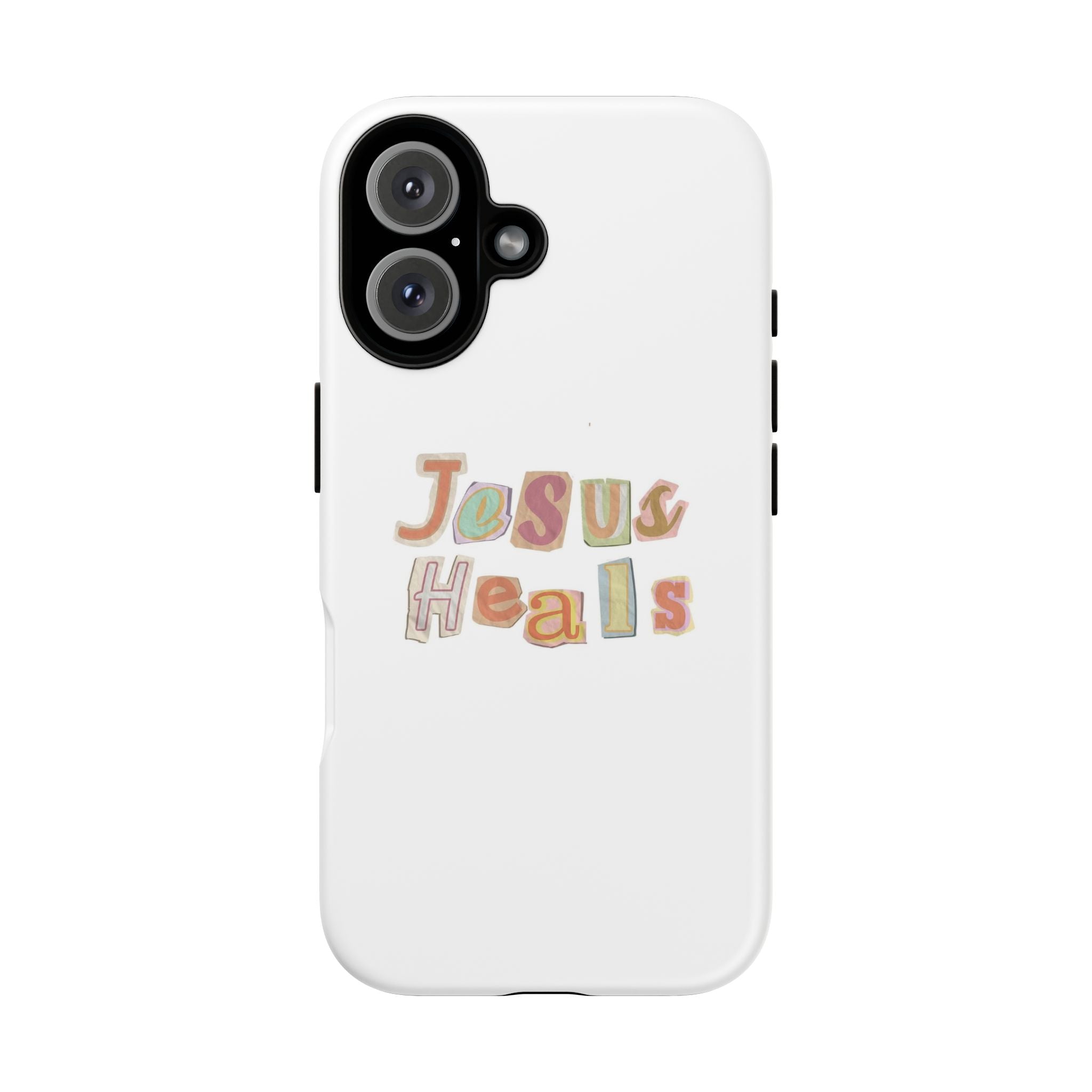 Jesus Heals Phone Case — Christian Faith Inspirational Tough Case
