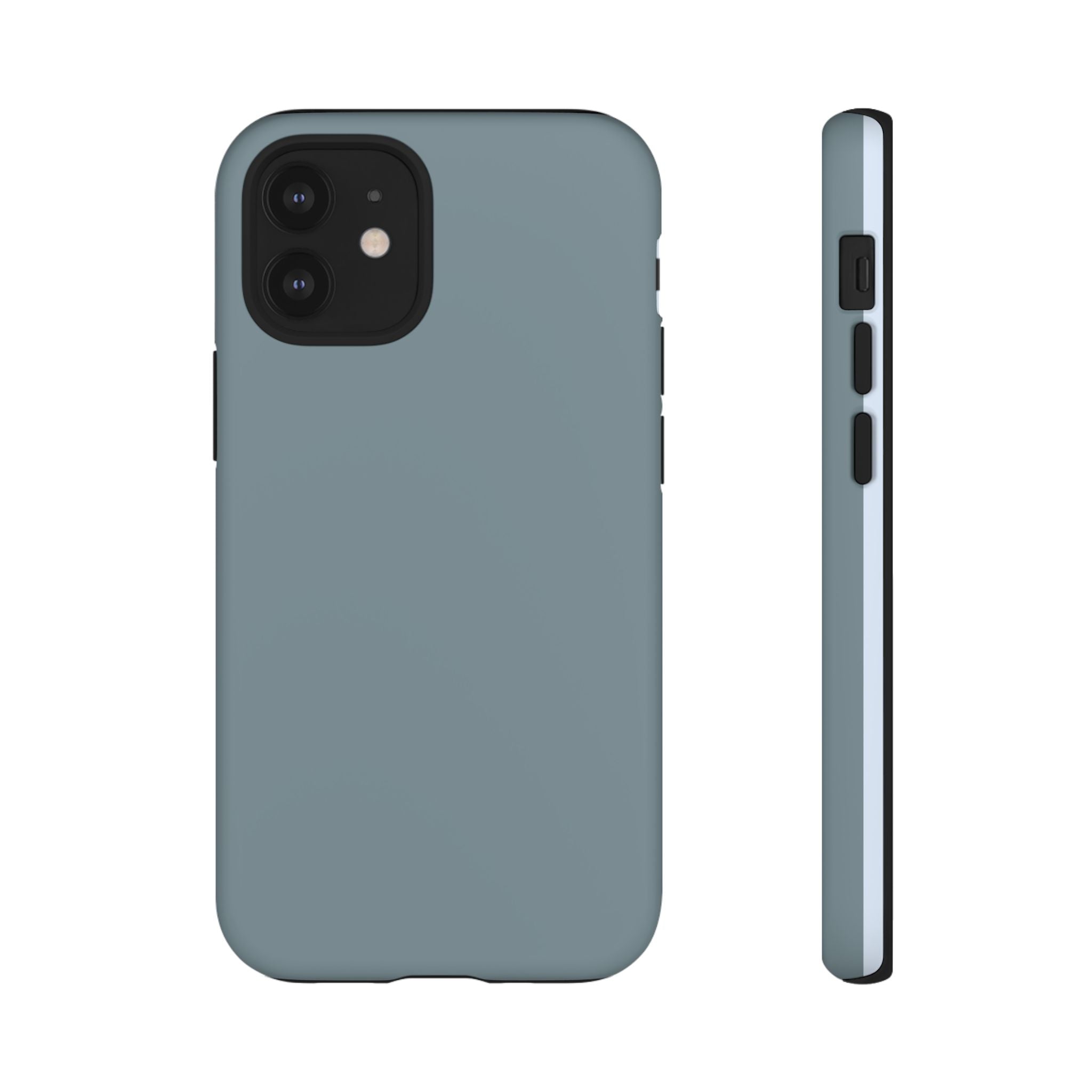 Tough iPhone Case - Blue/Grey Color