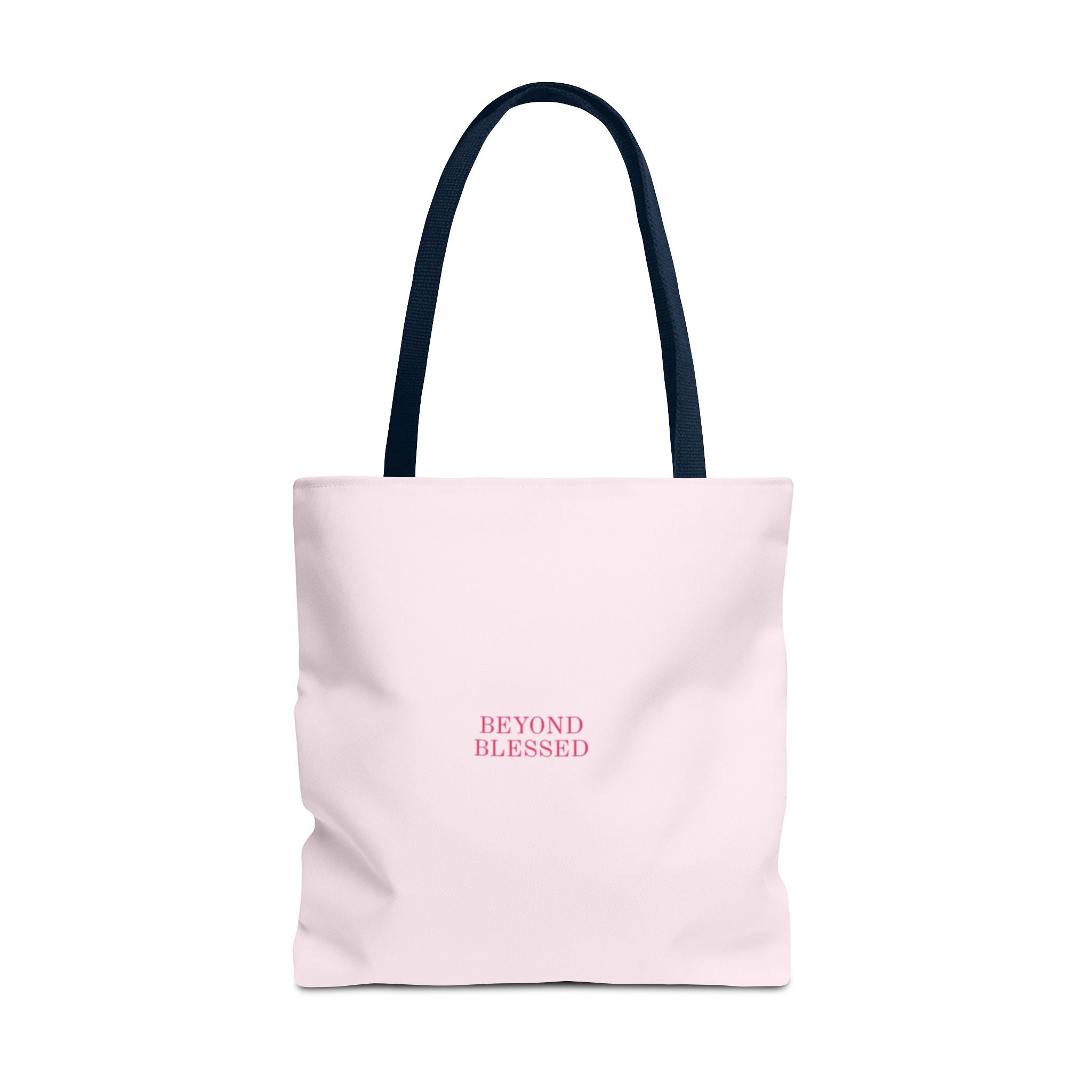 Beyond Blessed Pink Tote Bag – Inspirational Everyday Carry Tote