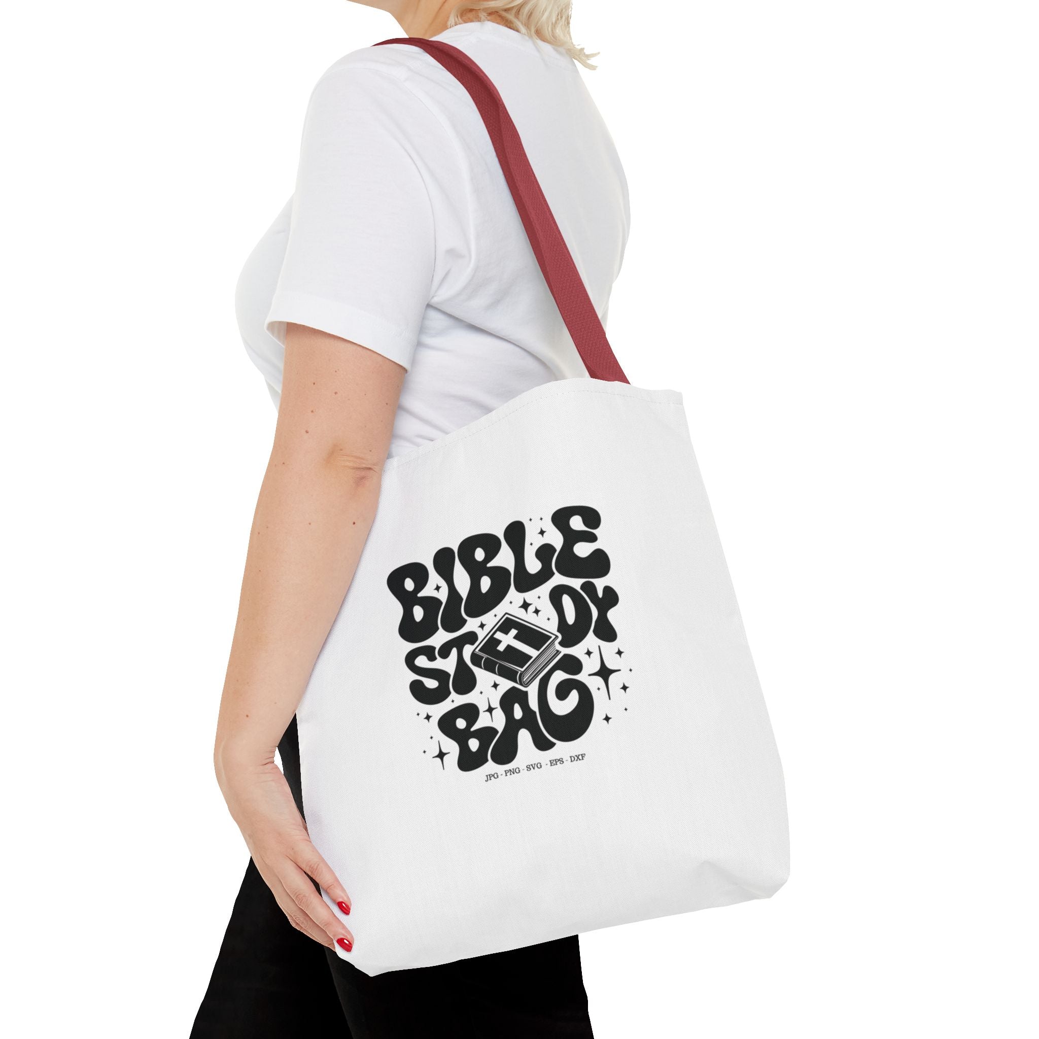 Bible Study Tote Bag – Faith-Inspired Scripture Carryall