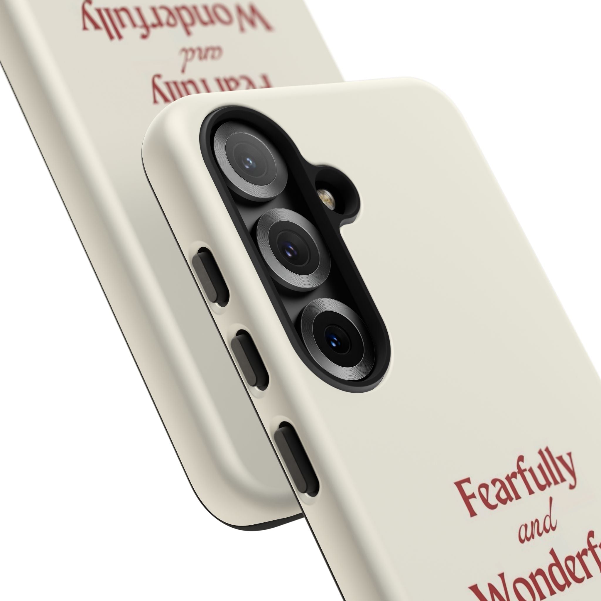 Tough Phone Case — "Fearfully and Wonderfully Made" Christian Scripture Protective Case