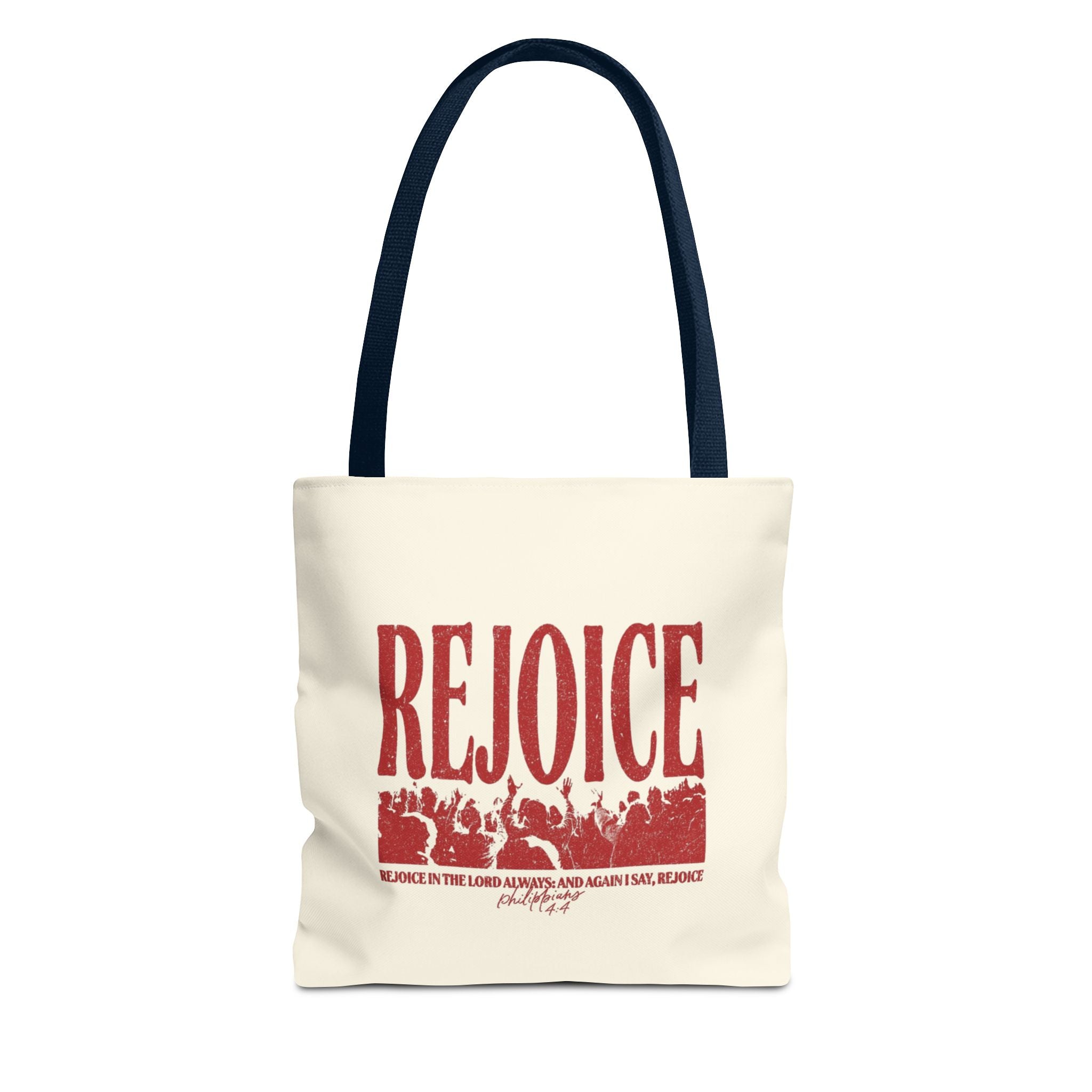 "Rejoice" Graphic Tote Bag
