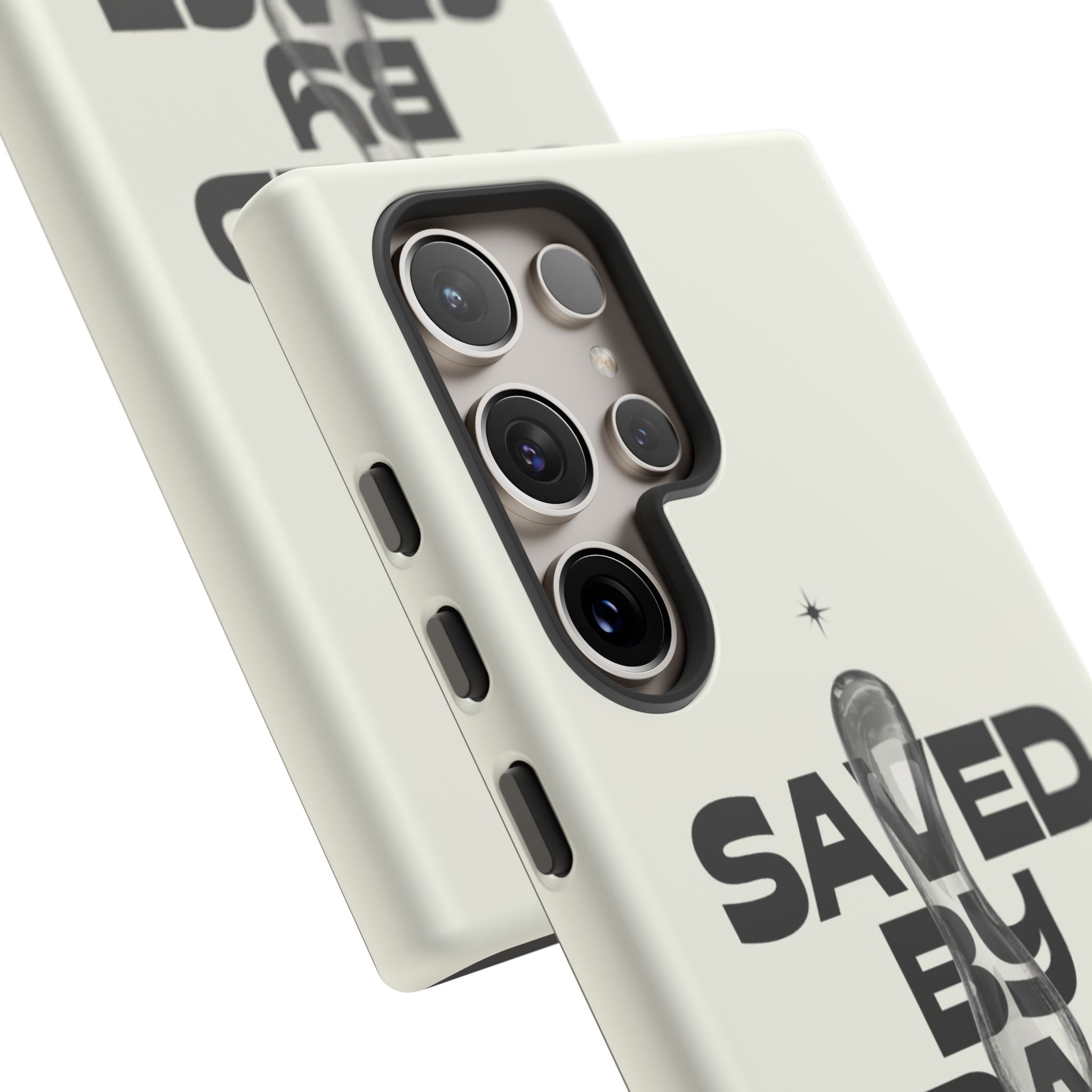 Saved By Grace Tough Phone Case — Christian Faith iPhone Cover