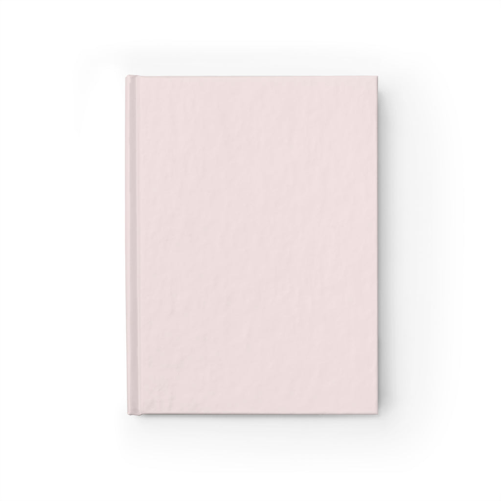 Blush Pink Hardcover Ruled Journal — Lined Notebook for Notes & Daily Planning