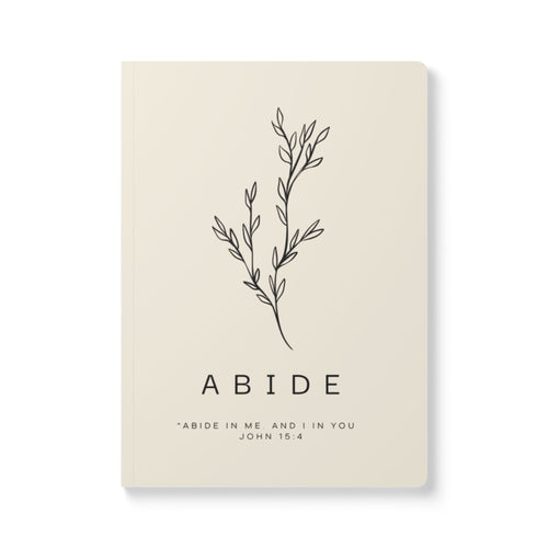 "ABIDE" Faith Softcover Journal