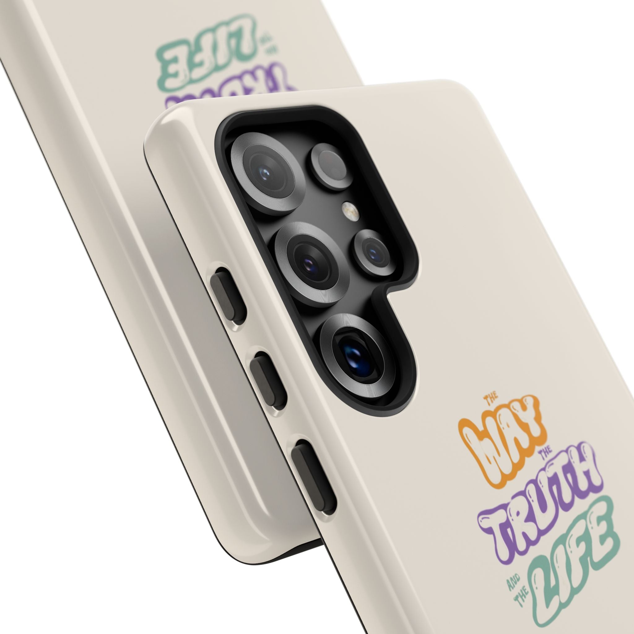 'Way,Truth,Life' Pastel Graphic Protective Tough Case