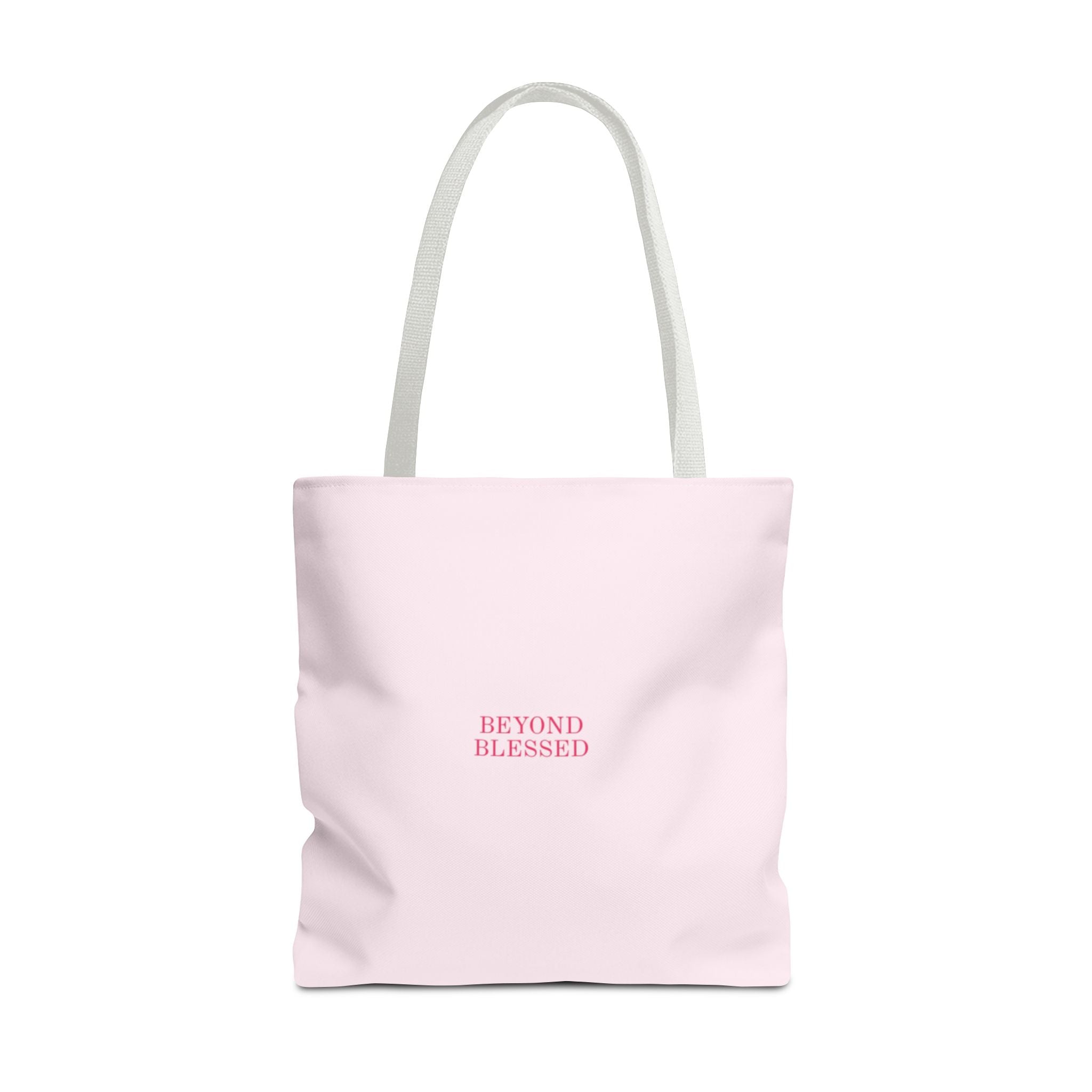Beyond Blessed Pink Tote Bag – Inspirational Everyday Carry Tote
