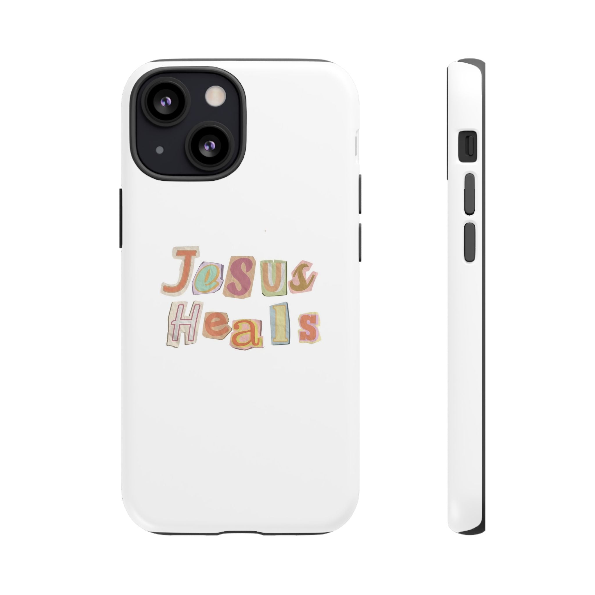 Jesus Heals Phone Case — Christian Faith Inspirational Tough Case