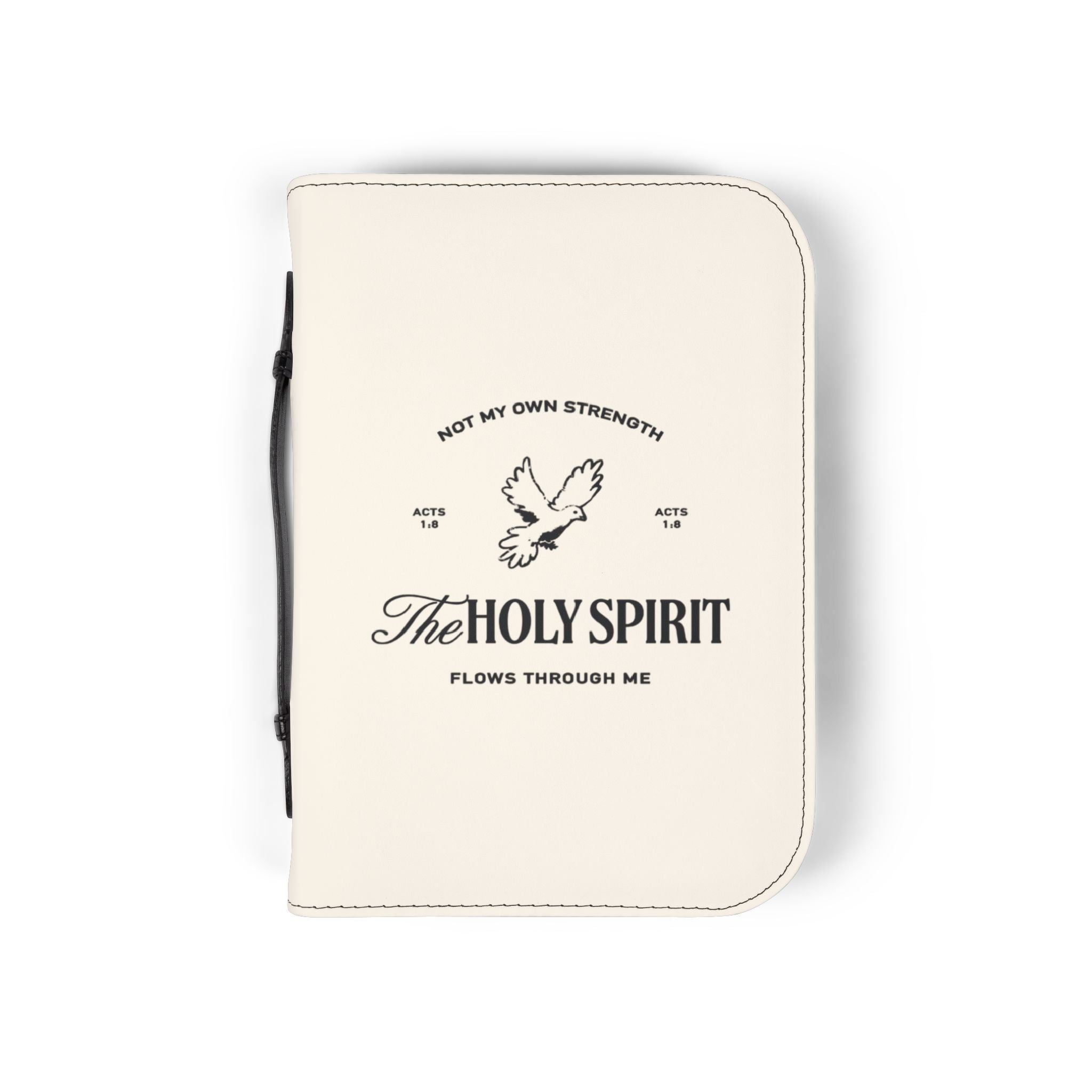 “The Holy Spirit Flows Through Me” Dove Zippered Bible Cover