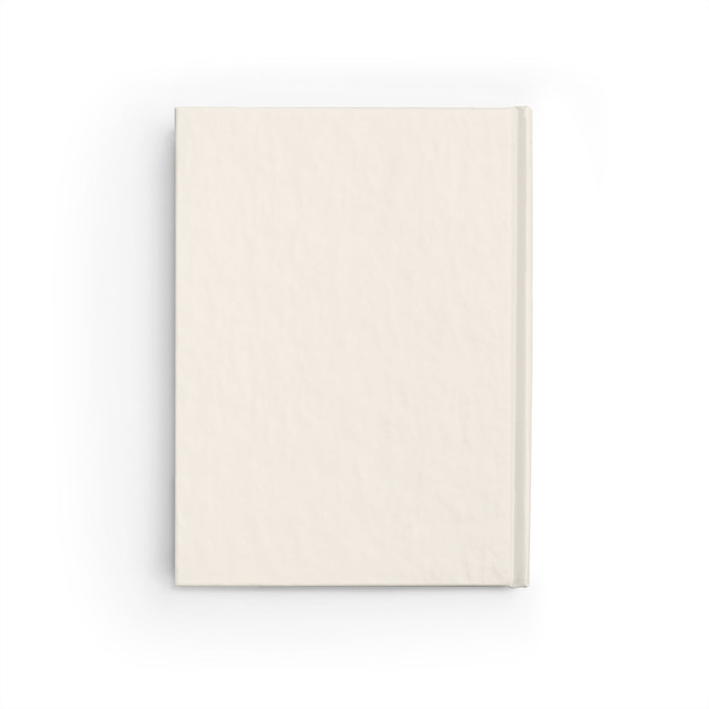 Polka Dot Hardcover Journal — Classic Black & Cream Ruled Notebook for Notes, Planning & Gifts