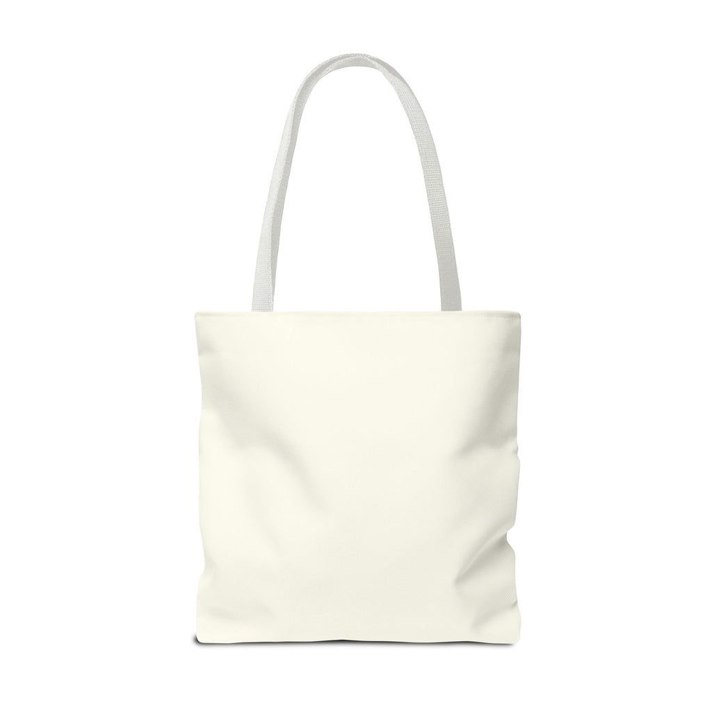 Heaven Music Tote Bag - Retro Blue Graphic All-Over Print