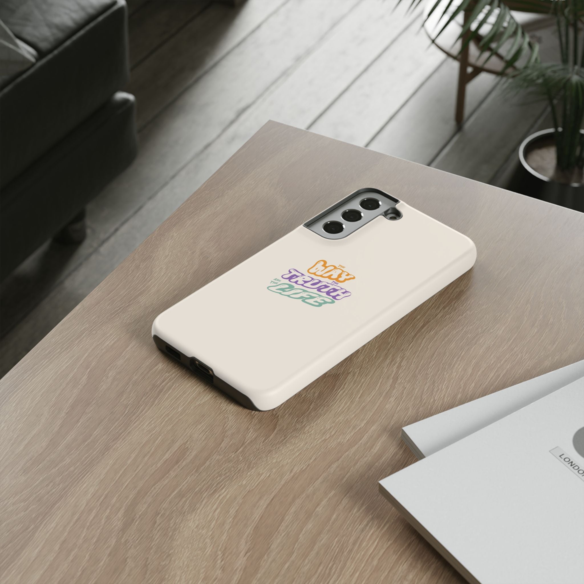 'Way,Truth,Life' Pastel Graphic Protective Tough Case