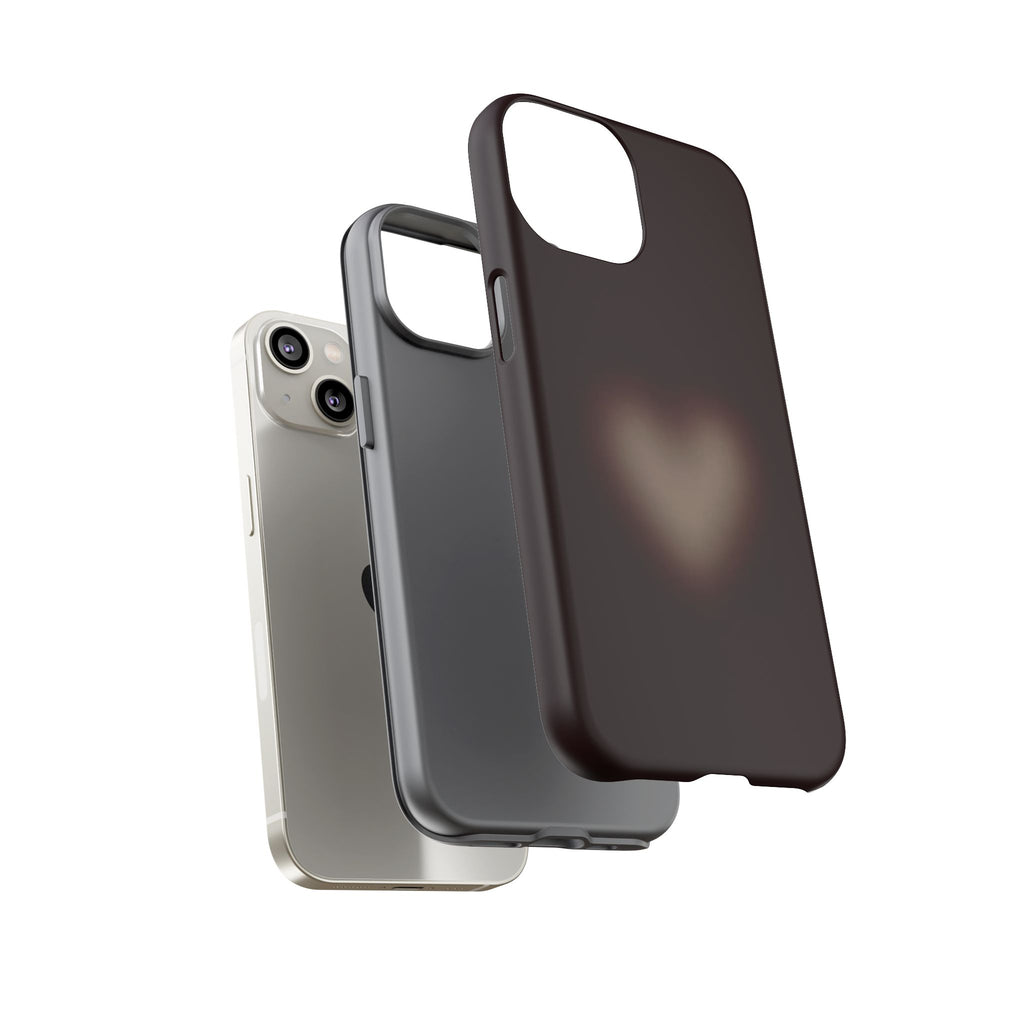 Tough Cases — Blurred Heart Protective iPhone Case