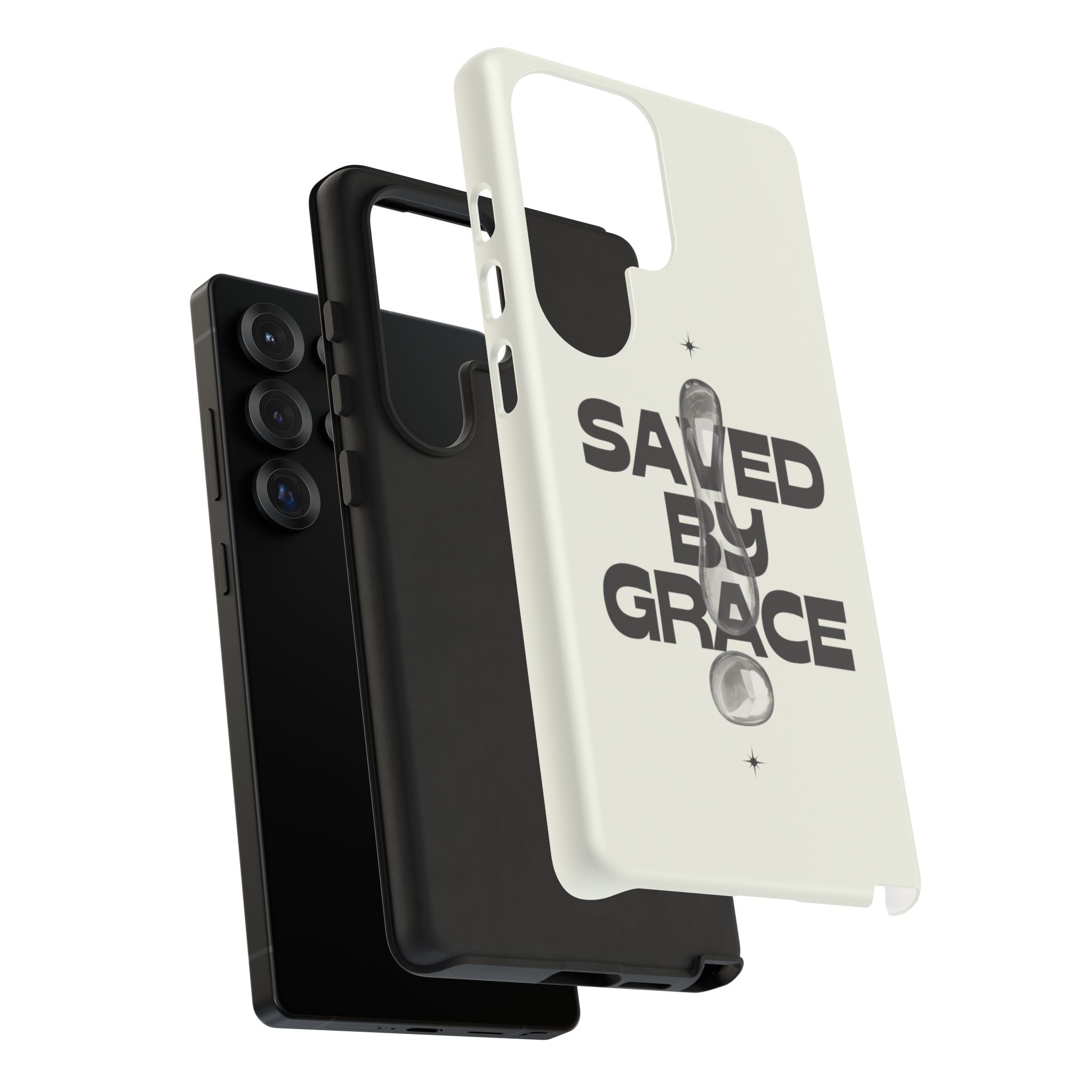 Saved By Grace Tough Phone Case — Christian Faith iPhone Cover