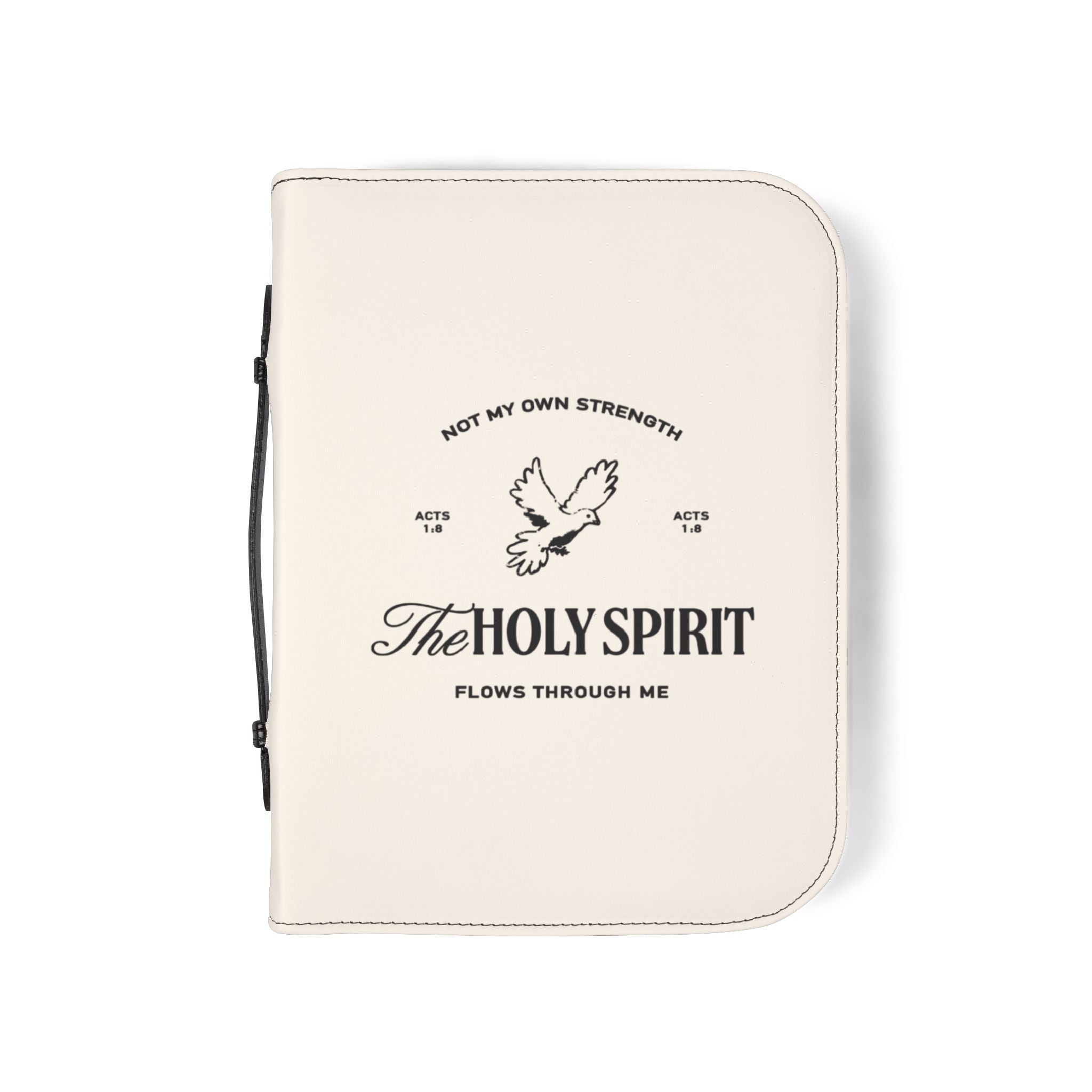 “The Holy Spirit Flows Through Me” Dove Zippered Bible Cover