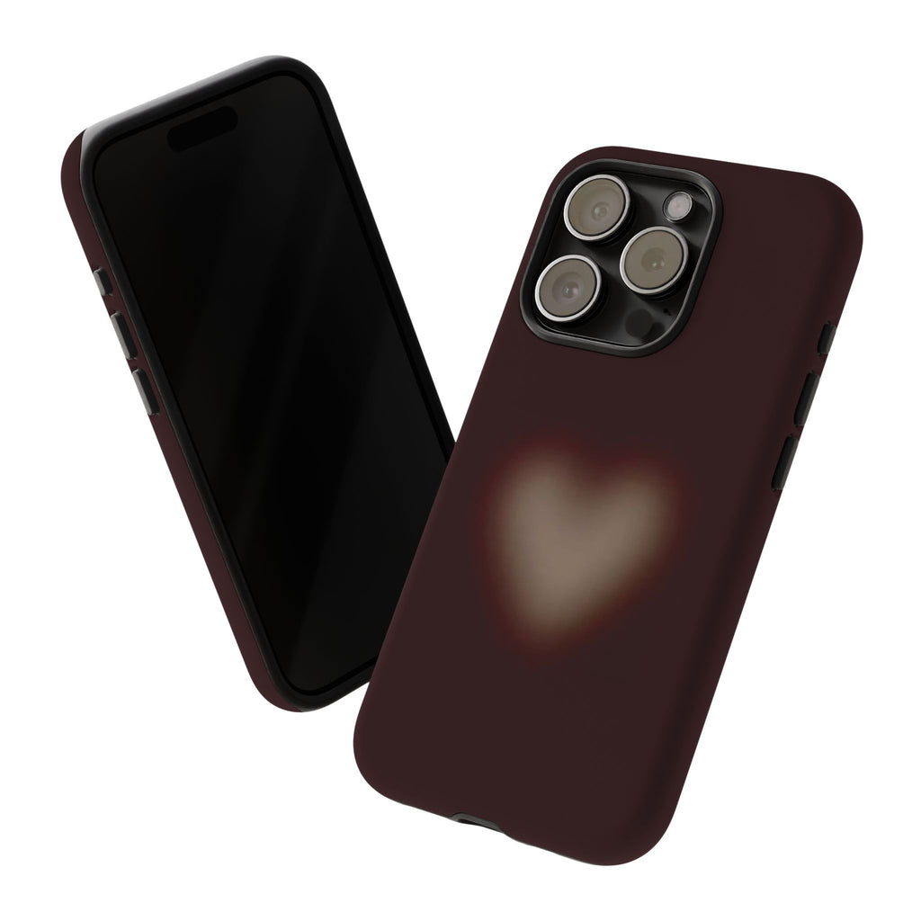 Tough Cases — Blurred Heart Protective iPhone Case