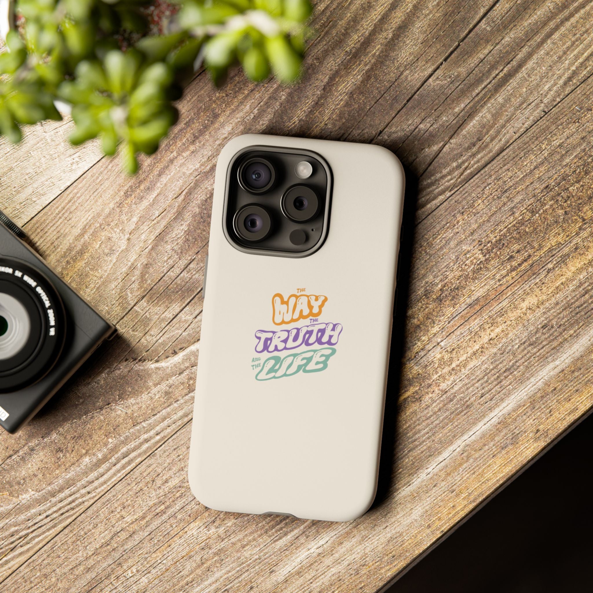'Way,Truth,Life' Pastel Graphic Protective Tough Case