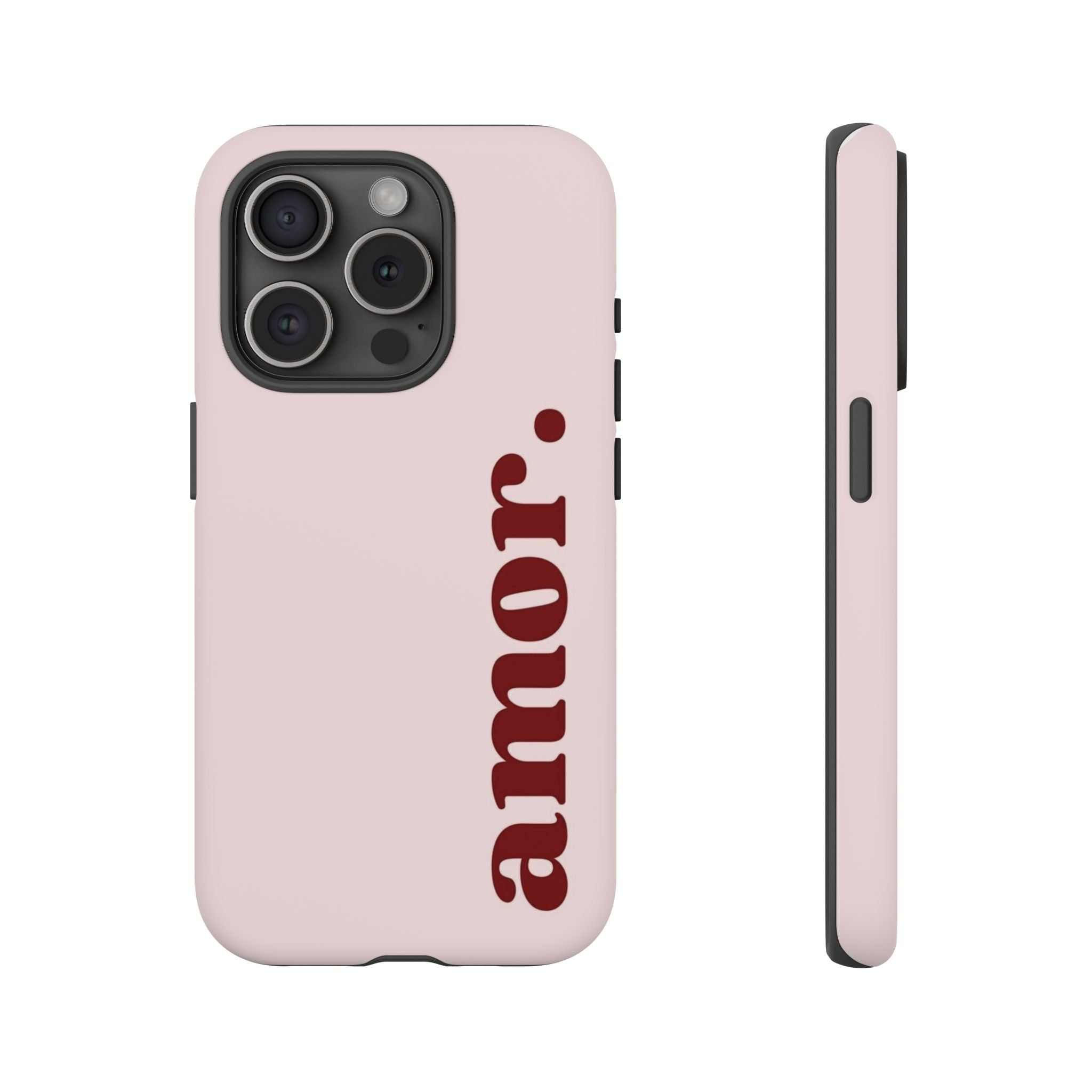 Amor Pink Tough Phone Case — Slim Protective Case