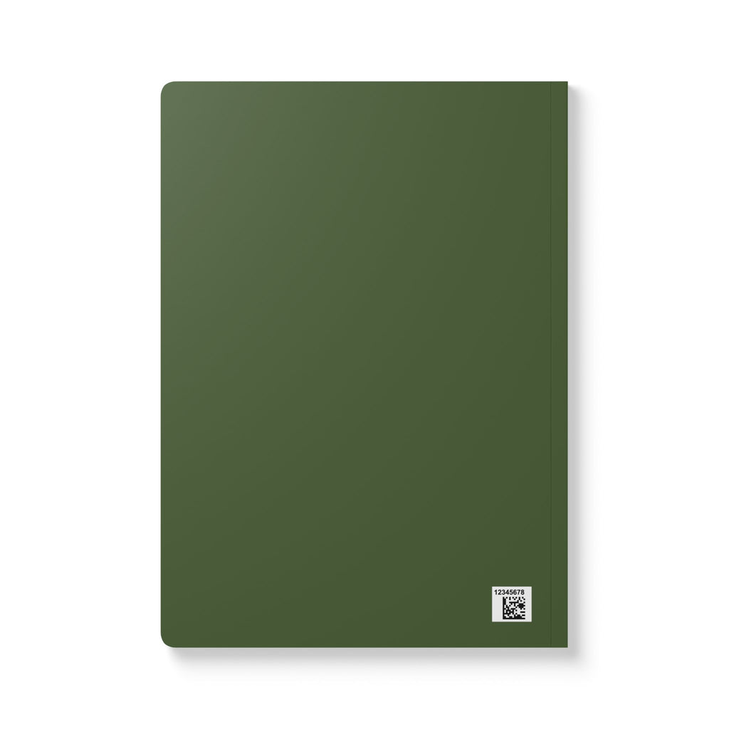 Evolve or Repeat Softcover Journal — Green Lined Notebook