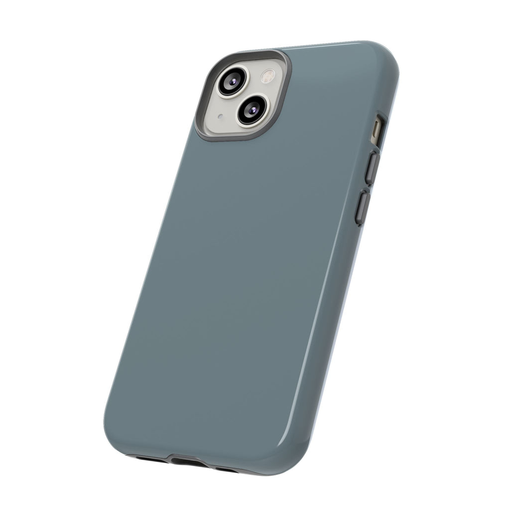 Tough iPhone Case - Blue/Grey Color